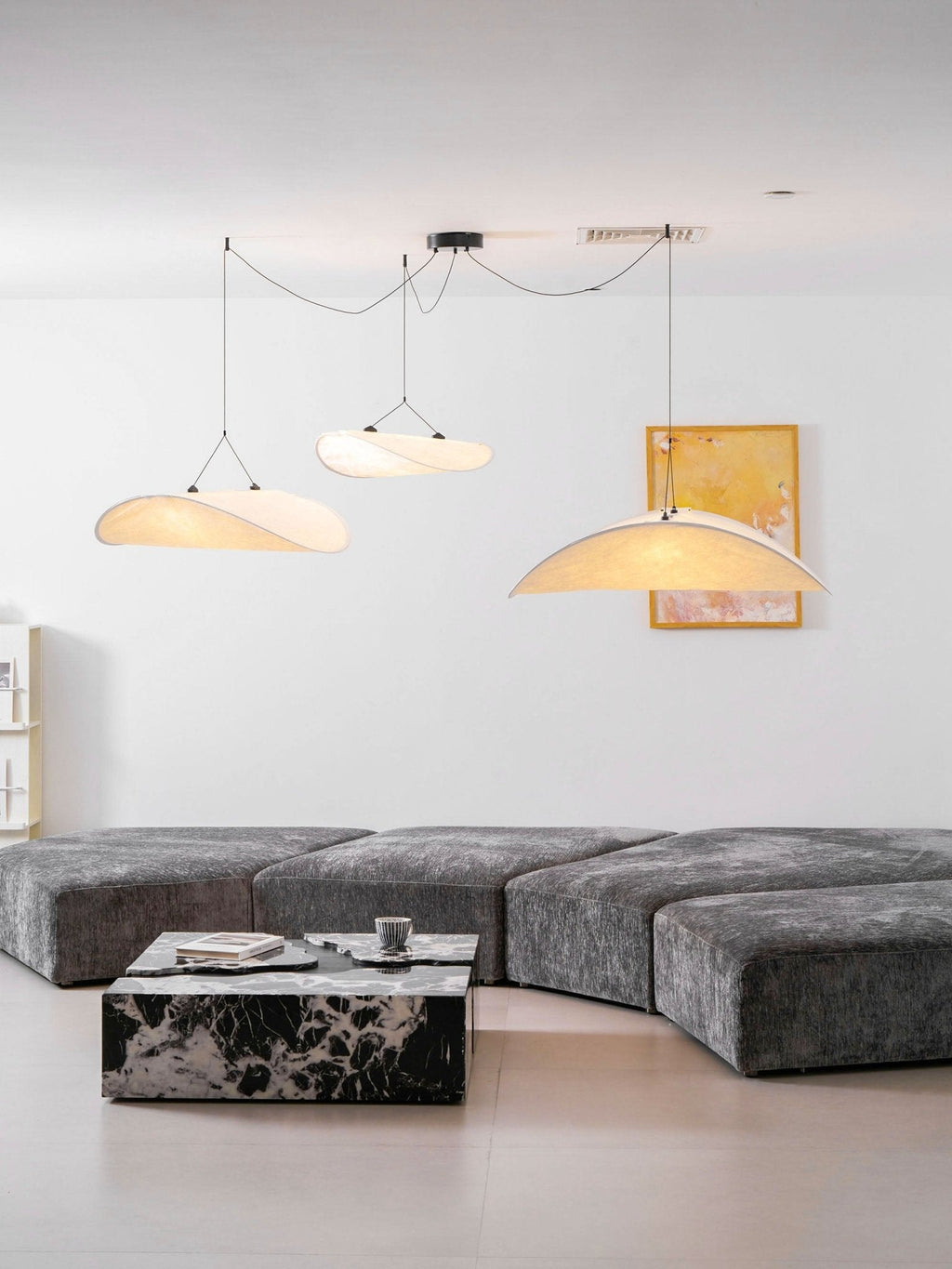 Tyvek Pendant Lamp | Dimmable, Adjustable Height & Ideal for Modern Home Decor