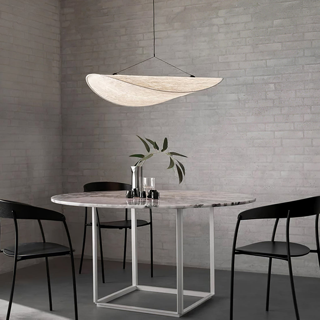 Tyvek Pendant Lamp | Dimmable, Adjustable Height & Ideal for Modern Home Decor