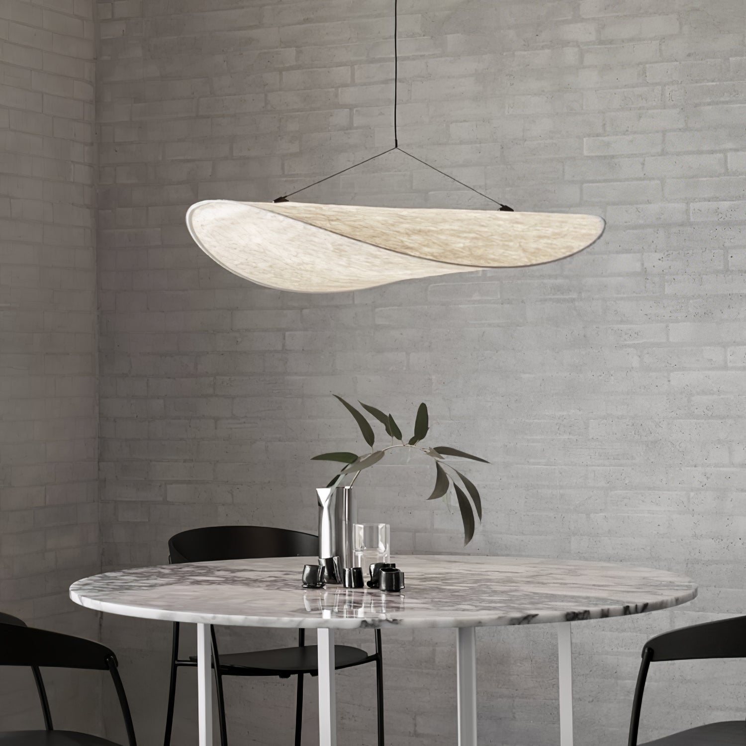 Tyvek Pendant Lamp | Dimmable, Adjustable Height & Ideal for Modern Home Decor