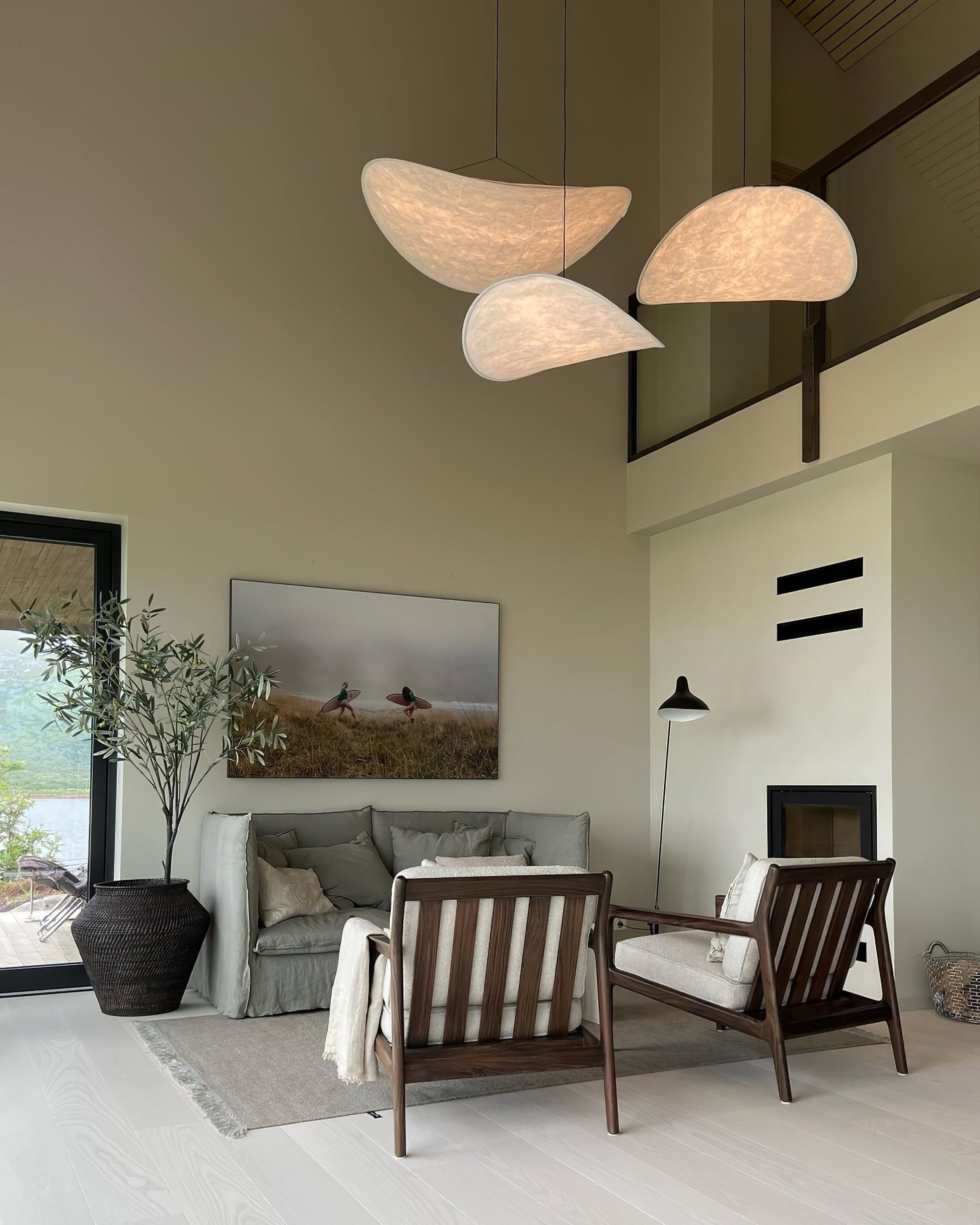 Tyvek Pendant Lamp | Dimmable, Adjustable Height & Ideal for Modern Home Decor