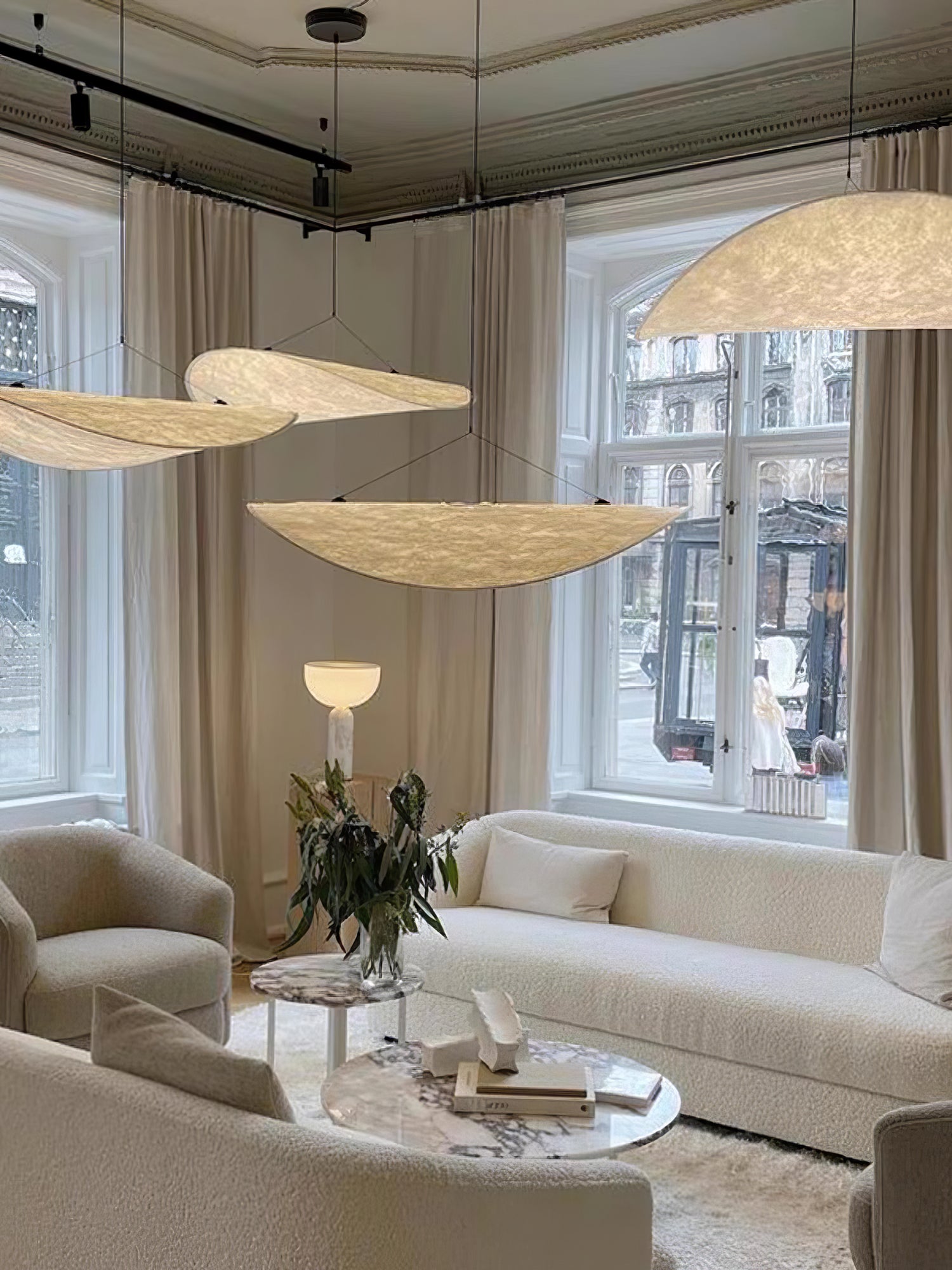 Tyvek Pendant Lamp | Dimmable, Adjustable Height & Ideal for Modern Home Decor