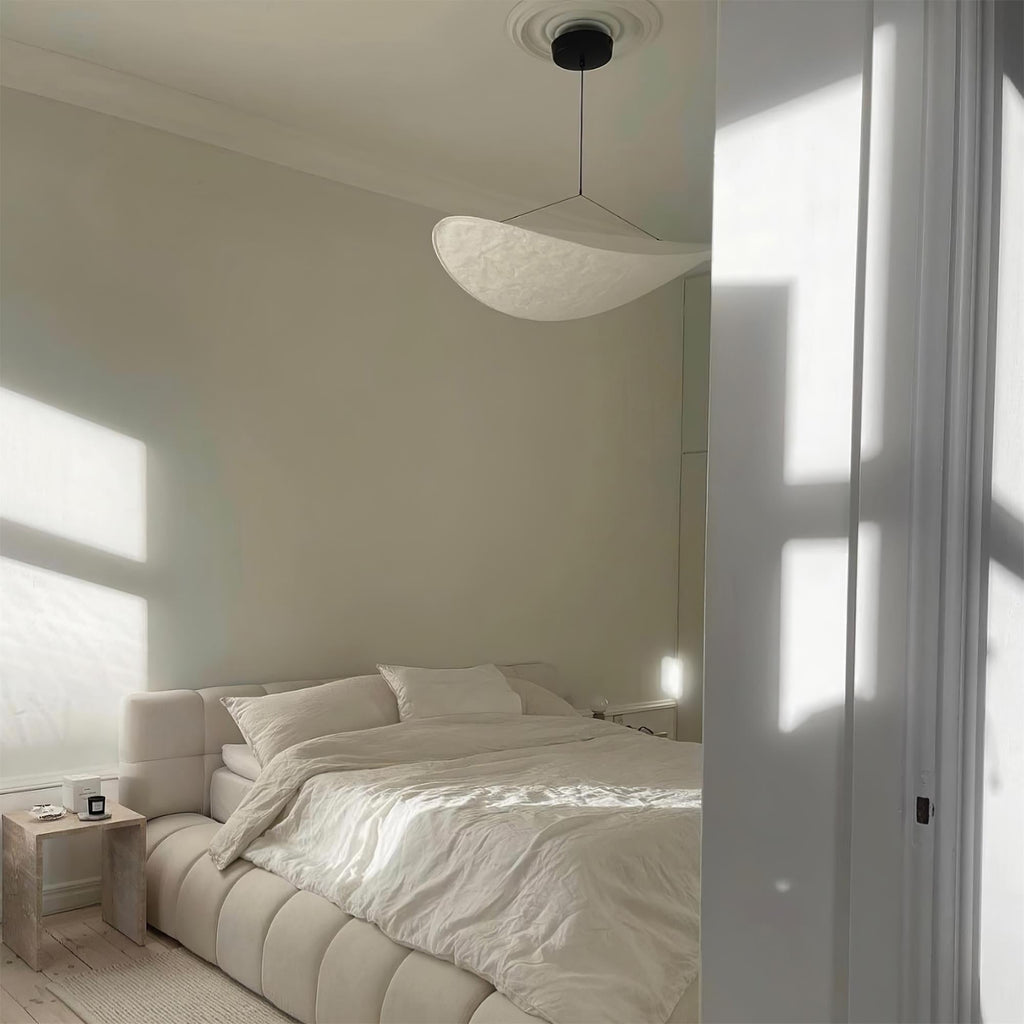 Tyvek Pendant Lamp | Dimmable, Adjustable Height & Ideal for Modern Home Decor