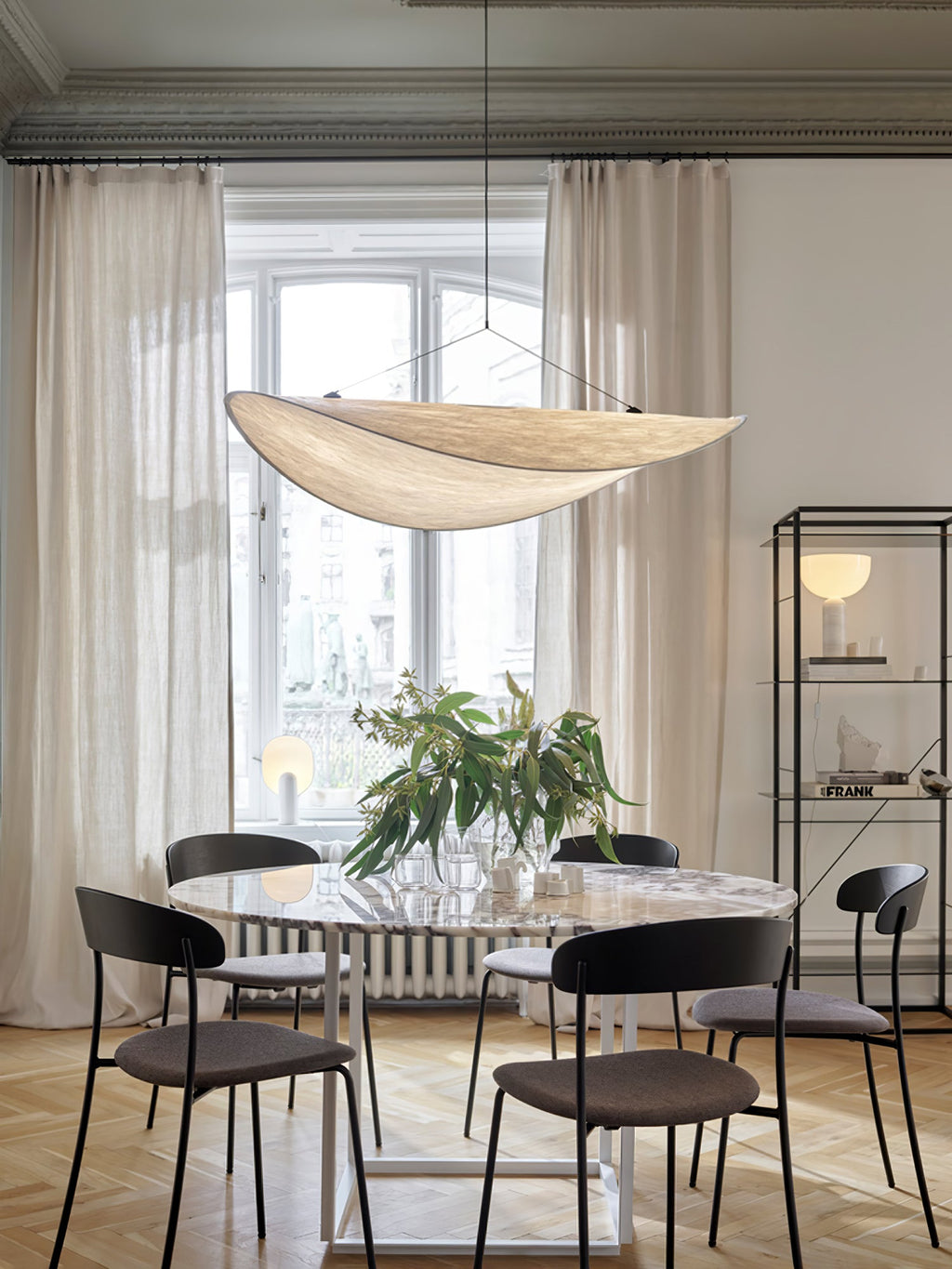 Tyvek Pendant Lamp | Dimmable, Adjustable Height & Ideal for Modern Home Decor