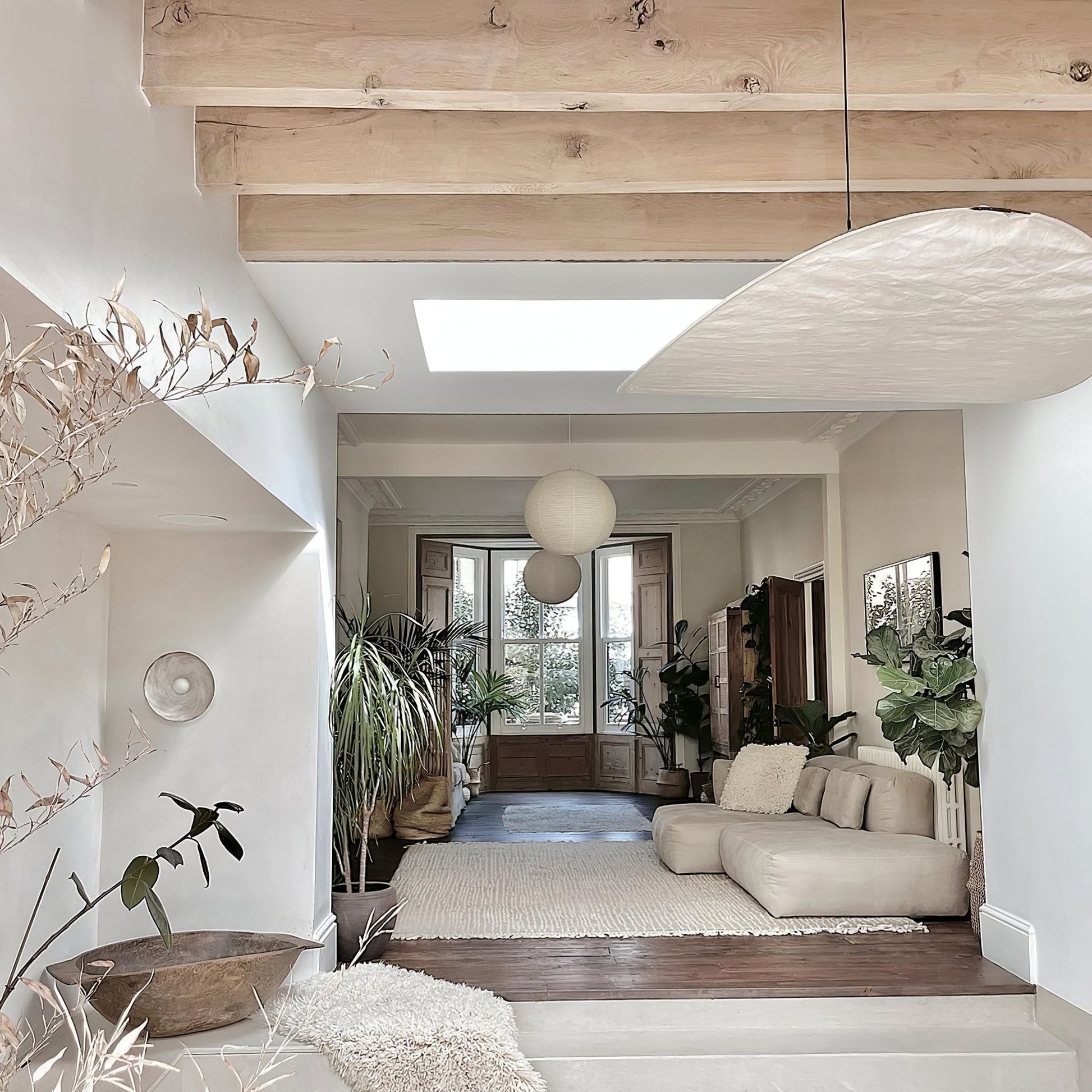 Tyvek Pendant Lamp | Dimmable, Adjustable Height & Ideal for Modern Home Decor