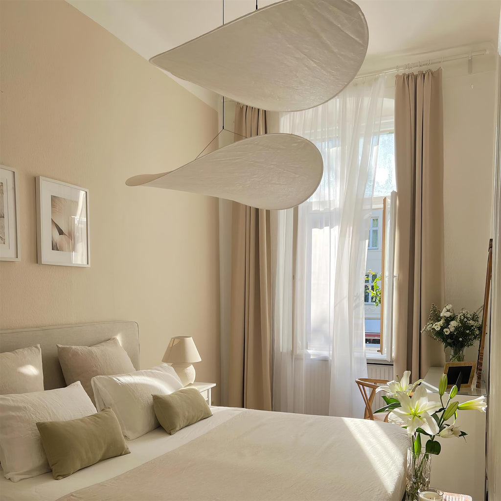 Tyvek Pendant Lamp | Dimmable, Adjustable Height & Ideal for Modern Home Decor