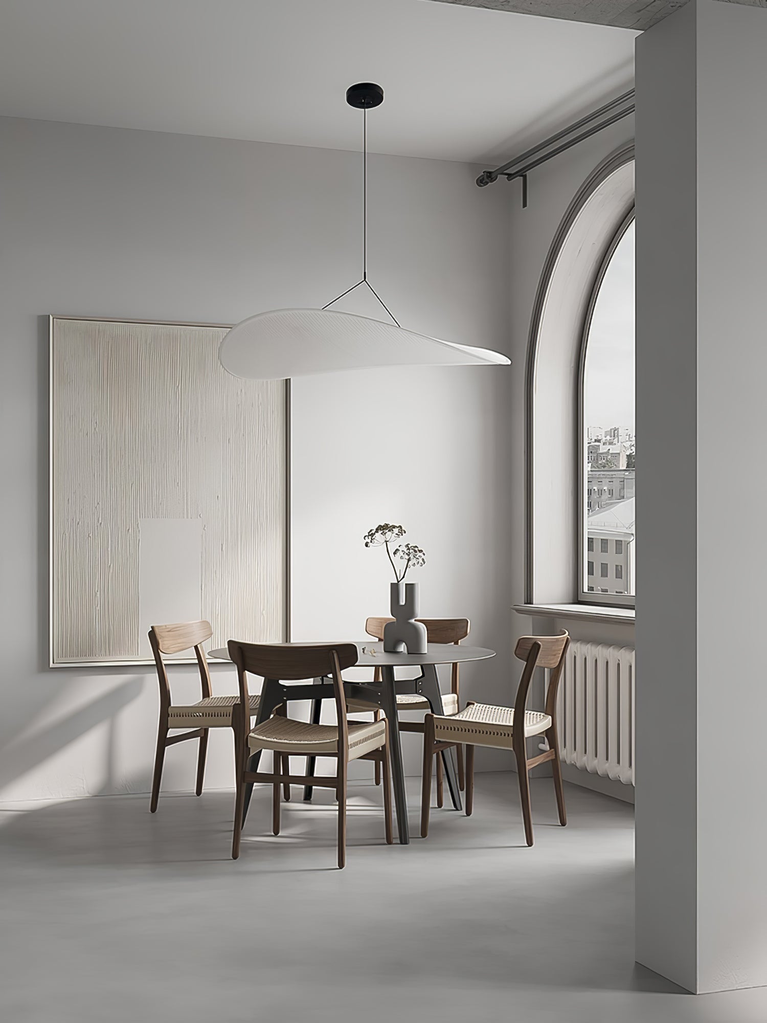 Tyvek Pendant Lamp | Dimmable, Adjustable Height & Ideal for Modern Home Decor