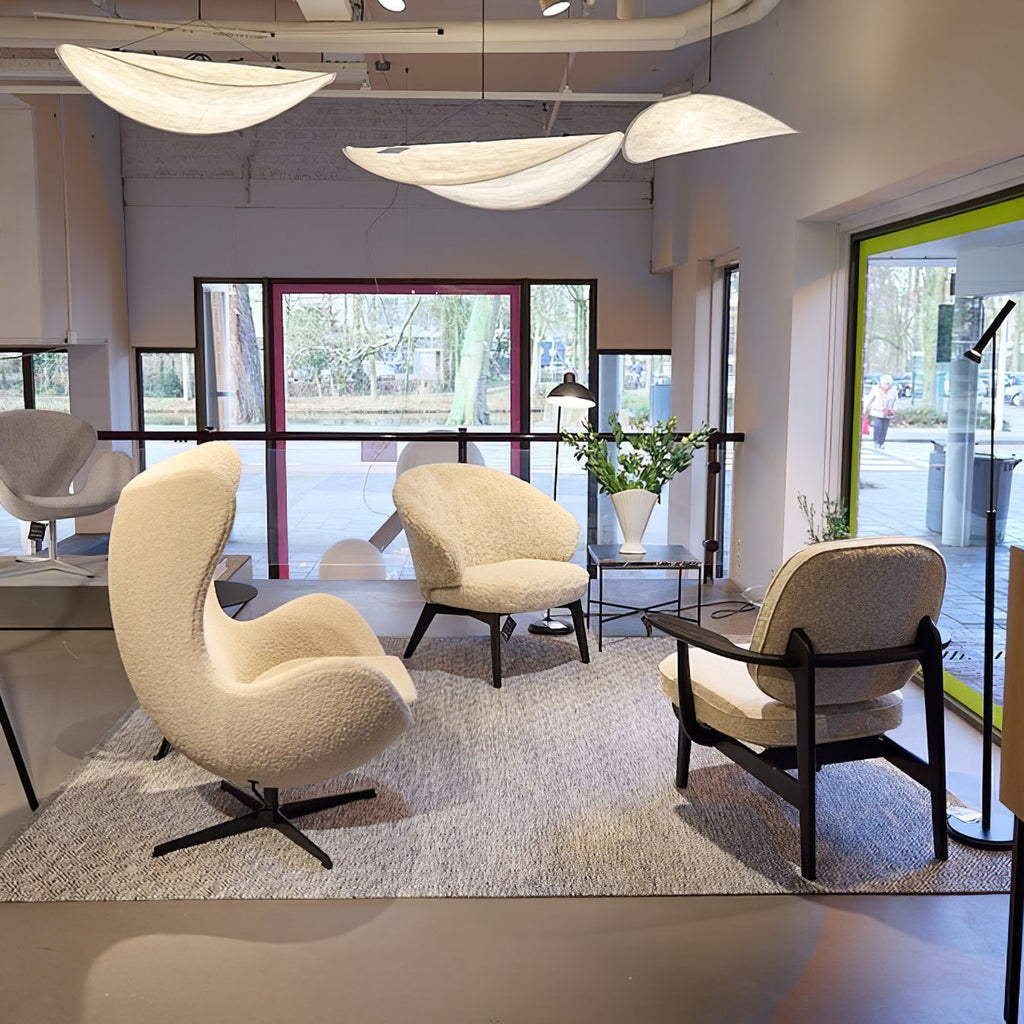 Tyvek Pendant Lamp | Dimmable, Adjustable Height & Ideal for Modern Home Decor