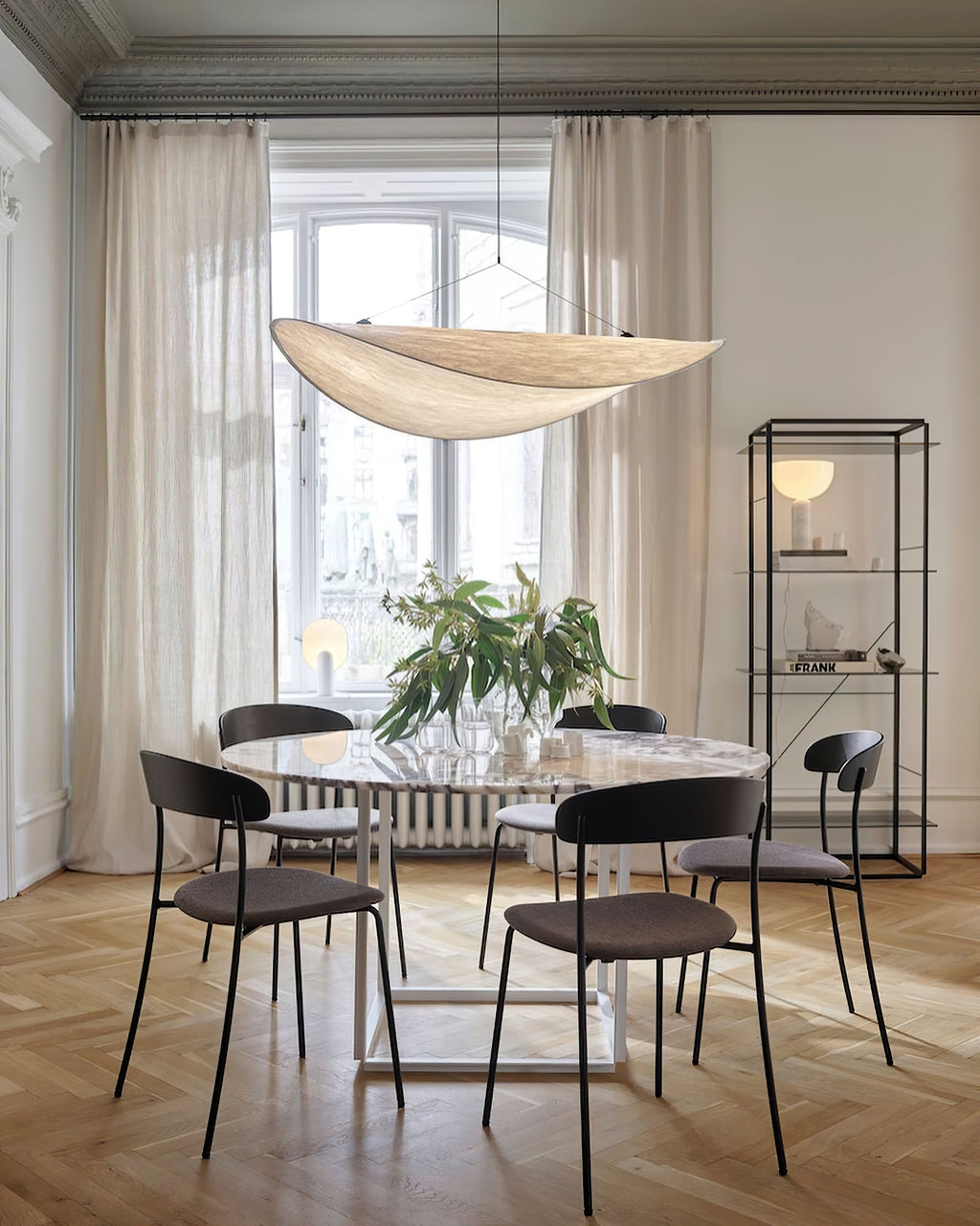 Tyvek Pendant Lamp | Dimmable, Adjustable Height & Ideal for Modern Home Decor