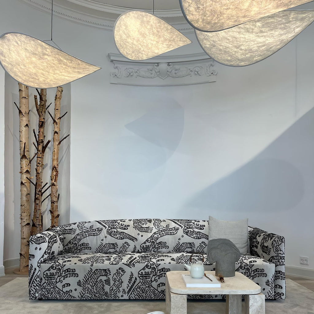 Tyvek Pendant Lamp | Dimmable, Adjustable Height & Ideal for Modern Home Decor