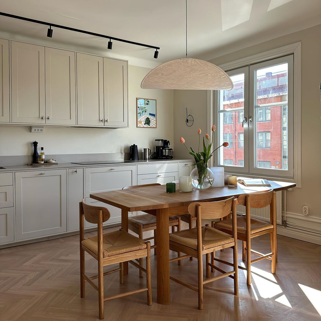 Tyvek Pendant Lamp | Dimmable, Adjustable Height & Ideal for Modern Home Decor