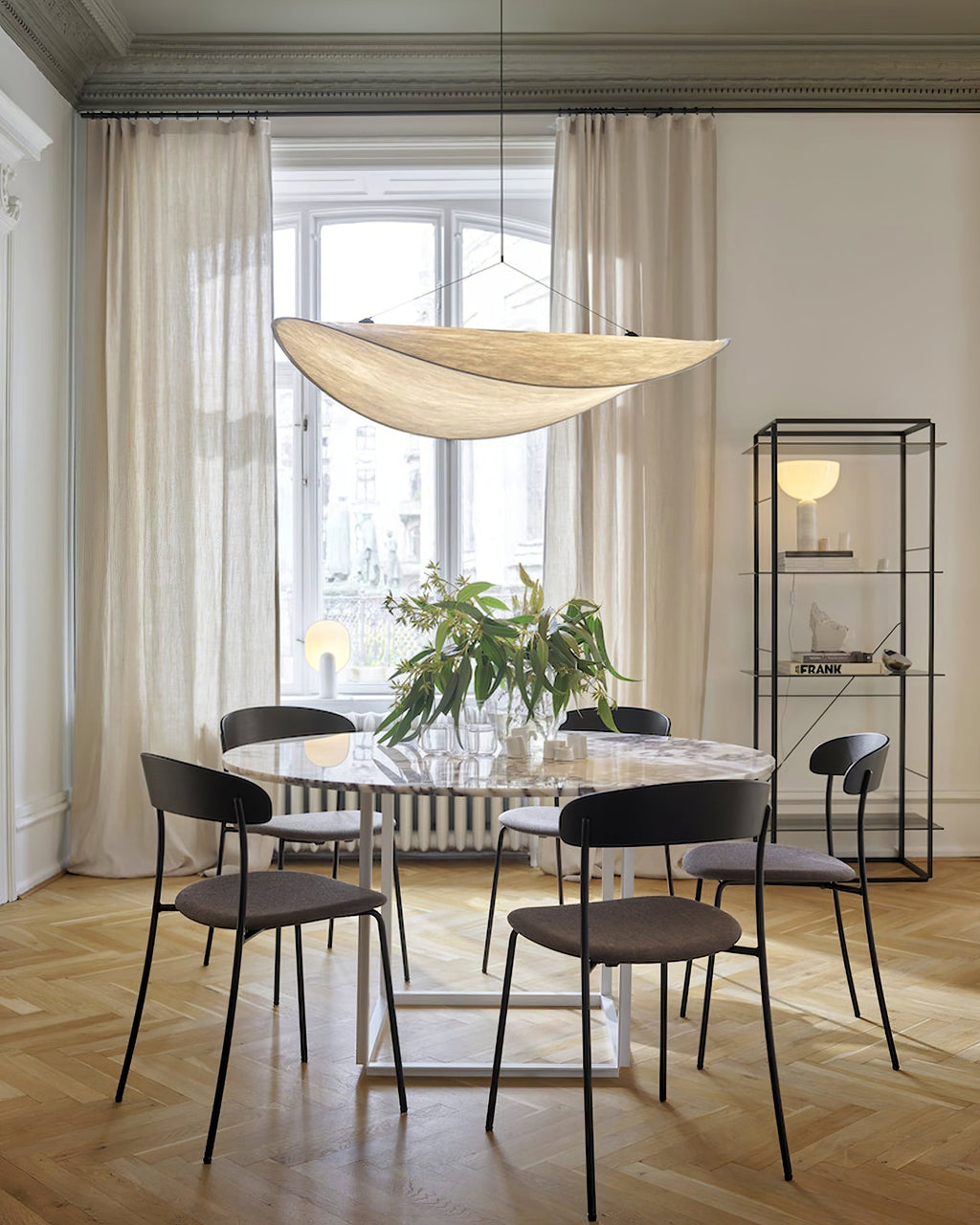 Tyvek Pendant Lamp | Dimmable, Adjustable Height & Ideal for Modern Home Decor