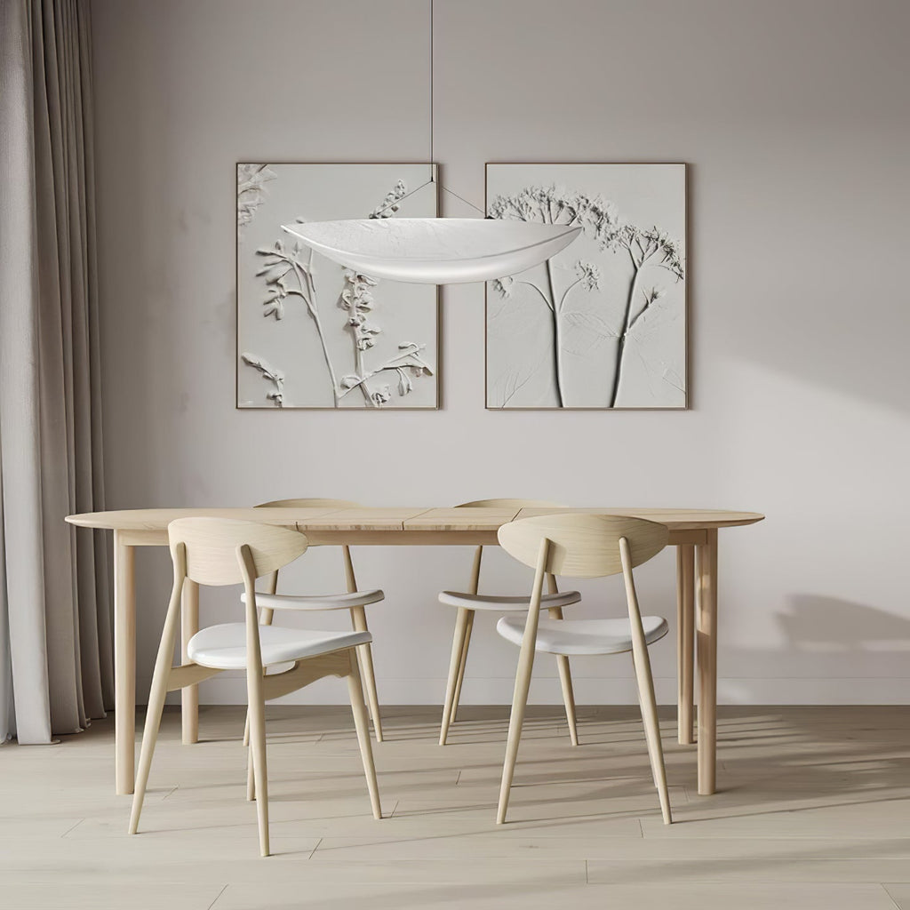 Tyvek Pendant Lamp | Dimmable, Adjustable Height & Ideal for Modern Home Decor