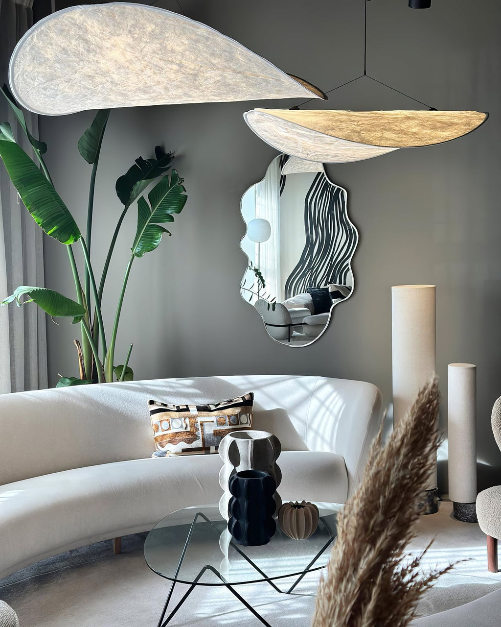 Tyvek Pendant Lamp | Dimmable, Adjustable Height & Ideal for Modern Home Decor