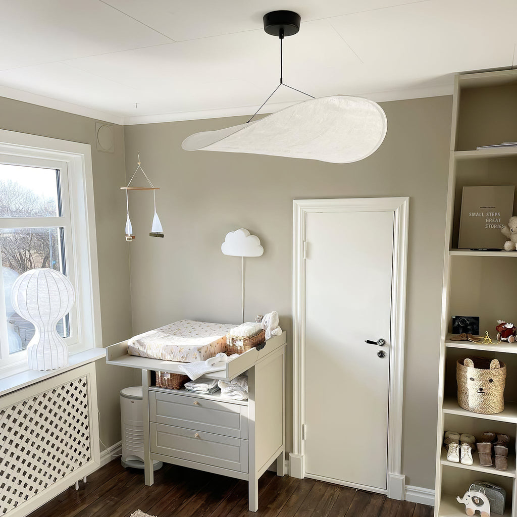 Tyvek Pendant Lamp | Dimmable, Adjustable Height & Ideal for Modern Home Decor