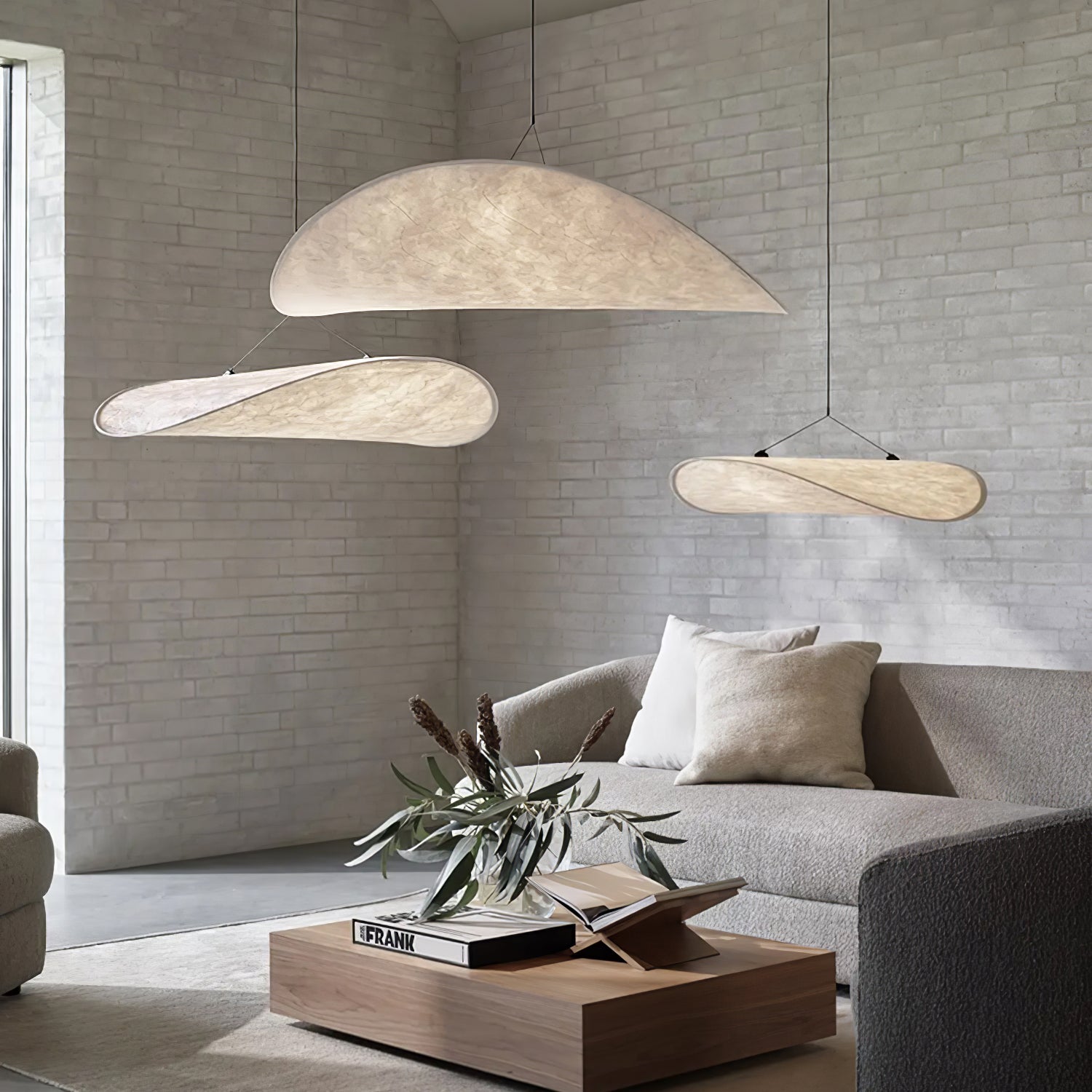Tyvek Pendant Lamp | Dimmable, Adjustable Height & Ideal for Modern Home Decor