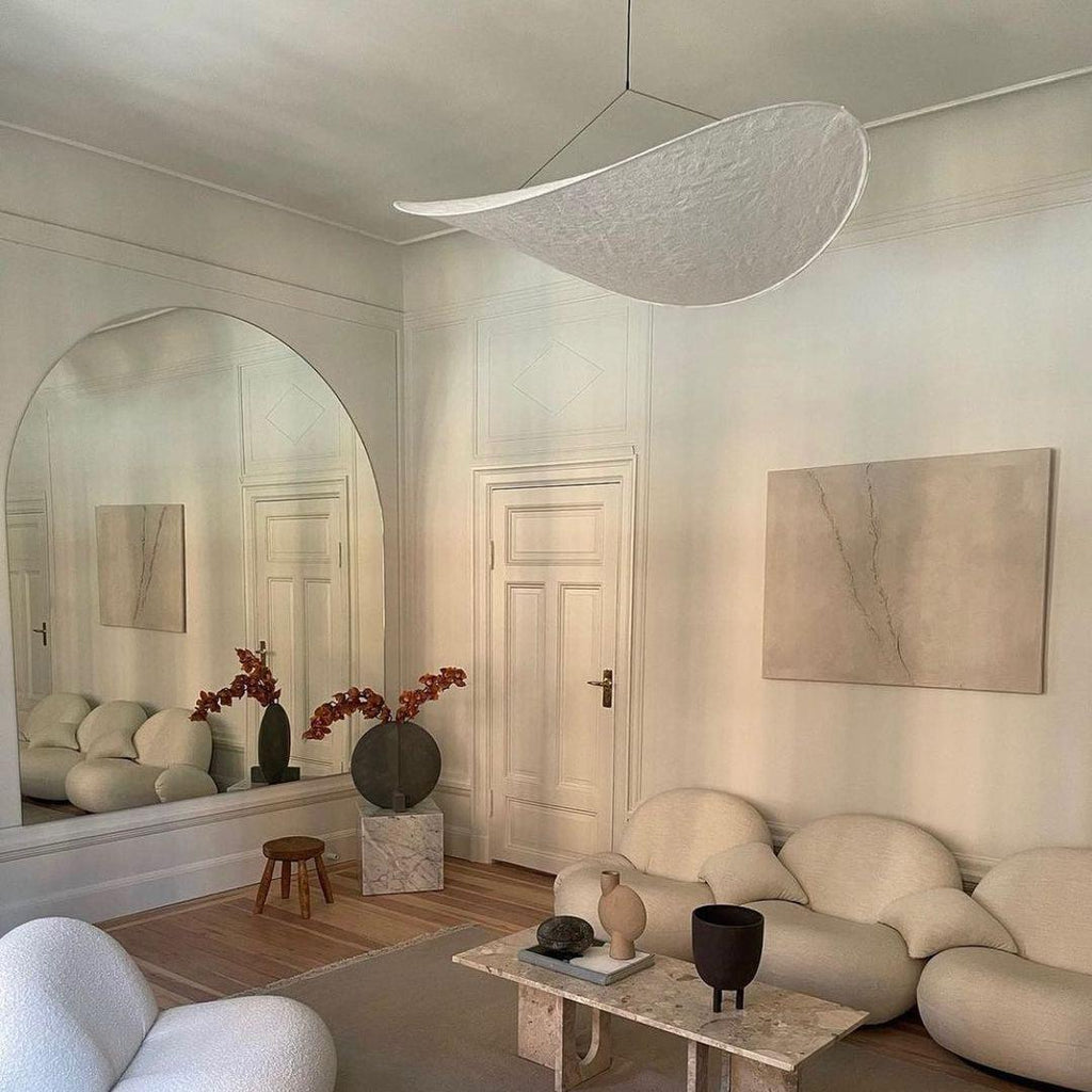 Tyvek Pendant Lamp | Dimmable, Adjustable Height & Ideal for Modern Home Decor