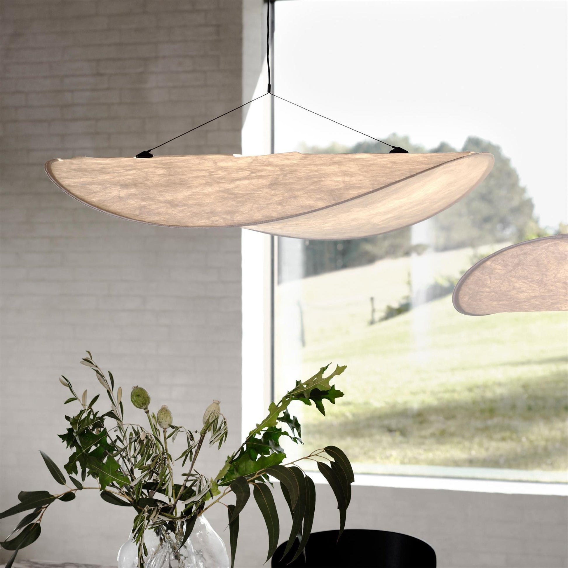 Tyvek Pendant Lamp | Dimmable, Adjustable Height & Ideal for Modern Home Decor