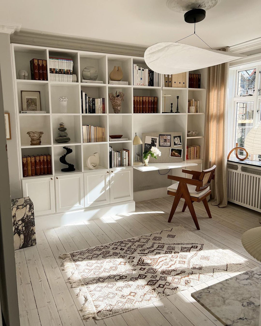 Tyvek Pendant Lamp | Dimmable, Adjustable Height & Ideal for Modern Home Decor