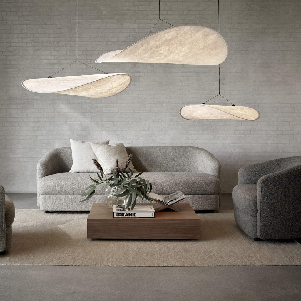 Tyvek Pendant Lamp | Dimmable, Adjustable Height & Ideal for Modern Home Decor