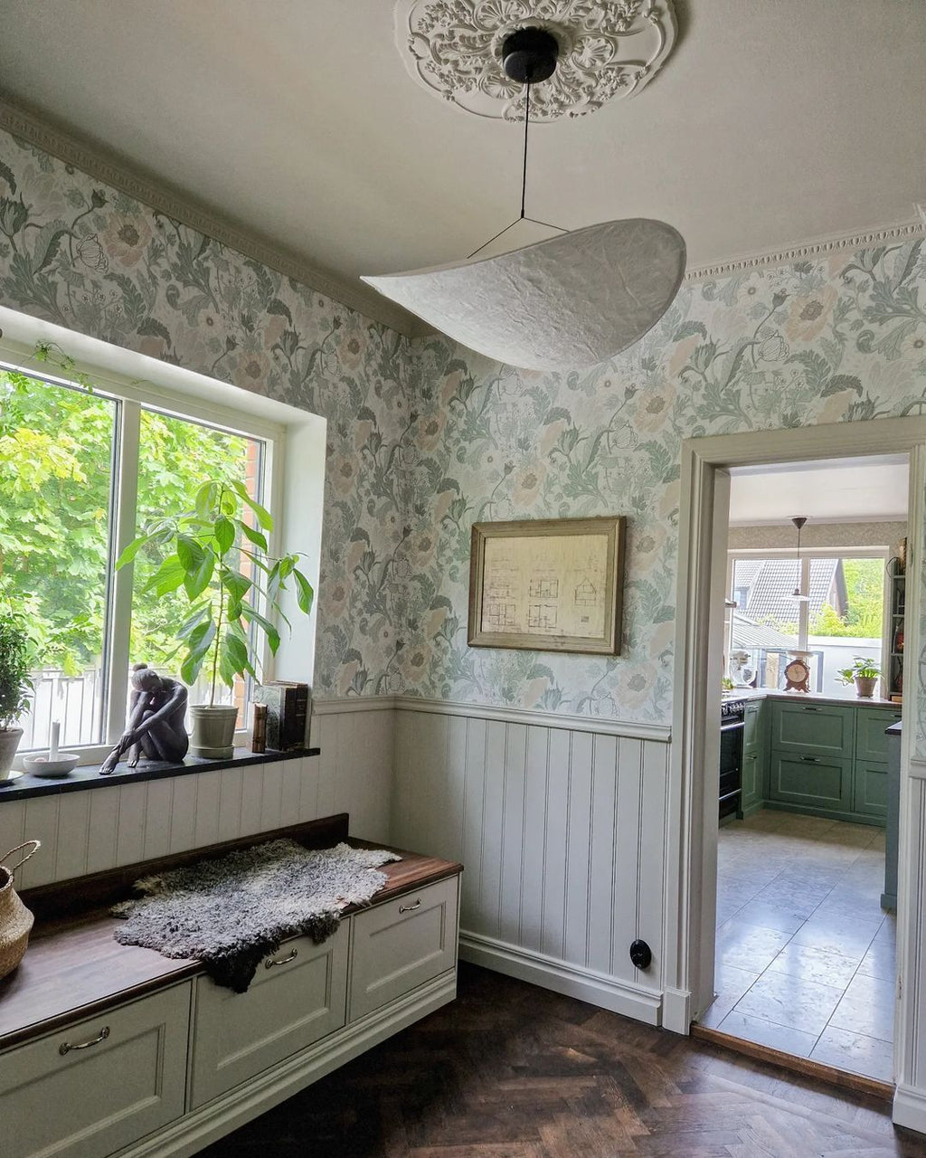 Tyvek Pendant Lamp | Dimmable, Adjustable Height & Ideal for Modern Home Decor