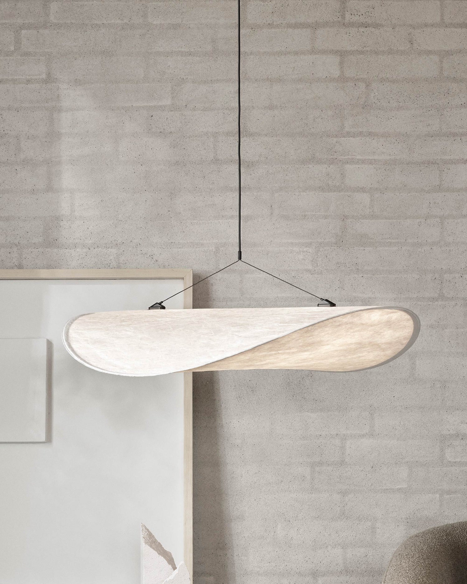 Tyvek Pendant Lamp | Dimmable, Adjustable Height & Ideal for Modern Home Decor