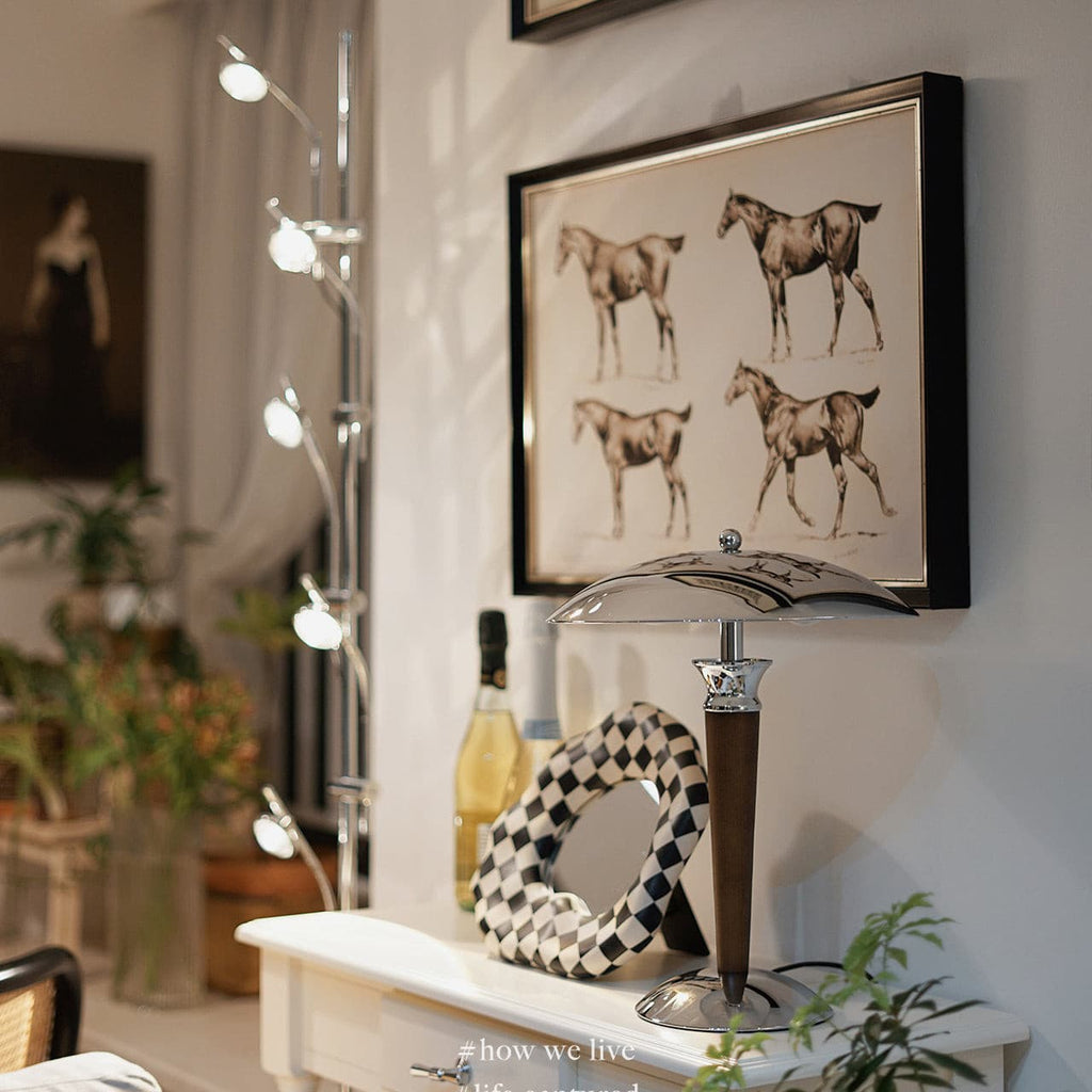 LED Table Lamp with Adjustable Brightness, Modern Design for Living Room & Bedroom, Touch Control & Energy Efficient Lighting