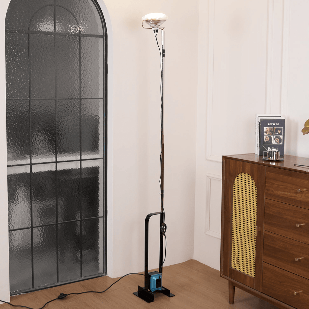 Adjustable LED Floor Lamp | Dimmable, Metal Design & Ideal for Living Room Lighting