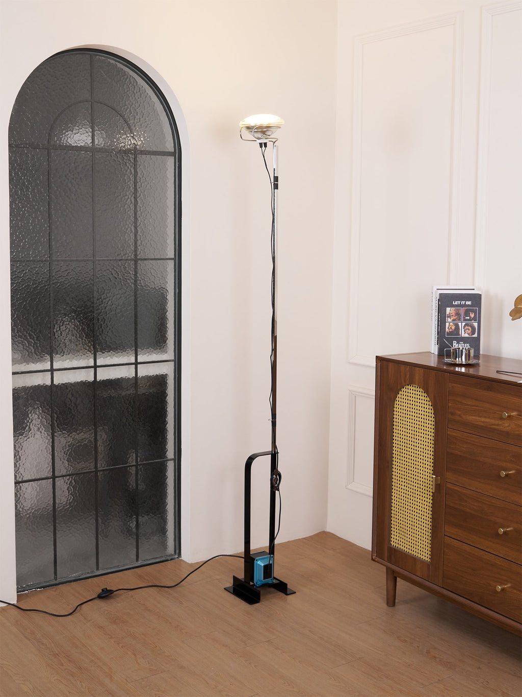 Adjustable LED Floor Lamp | Dimmable, Metal Design & Ideal for Living Room Lighting