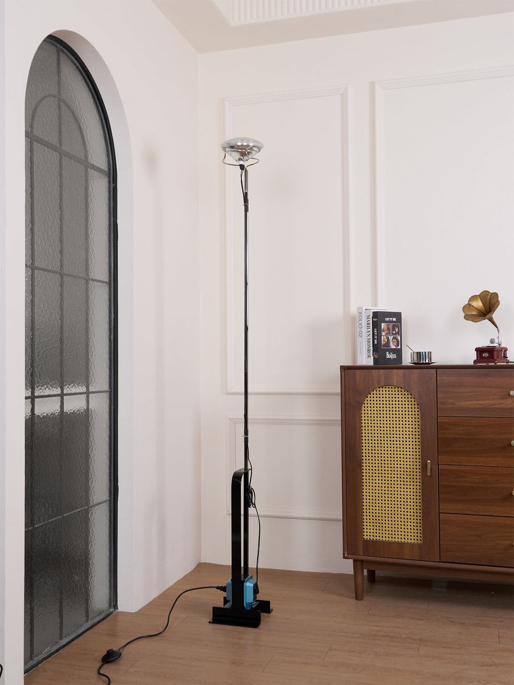 Adjustable LED Floor Lamp | Dimmable, Metal Design & Ideal for Living Room Lighting