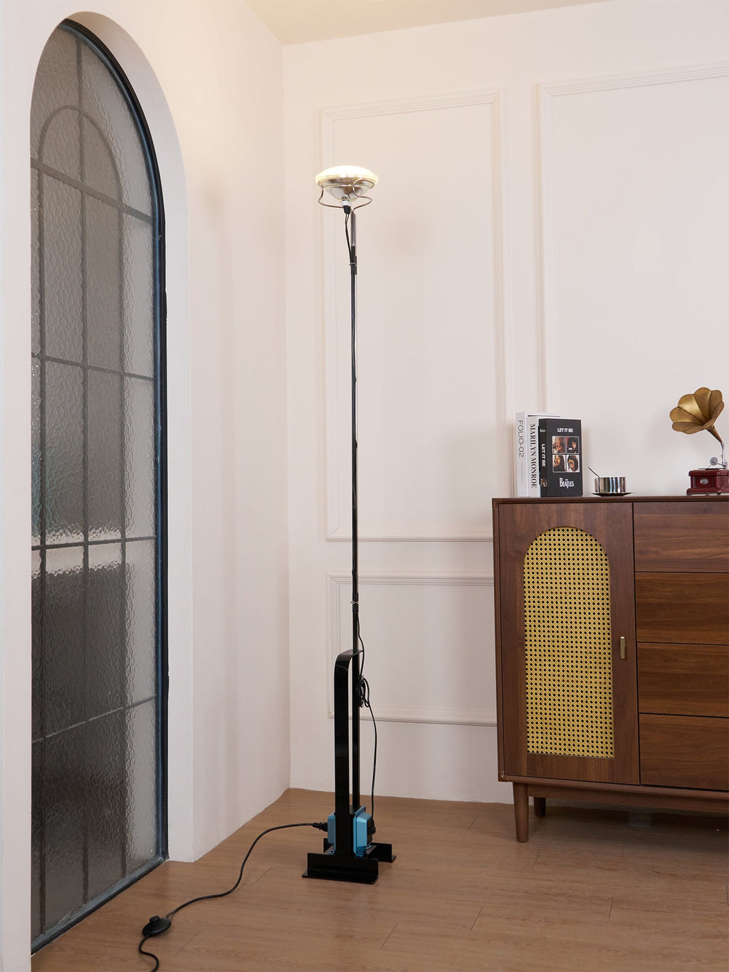 Adjustable LED Floor Lamp | Dimmable, Metal Design & Ideal for Living Room Lighting
