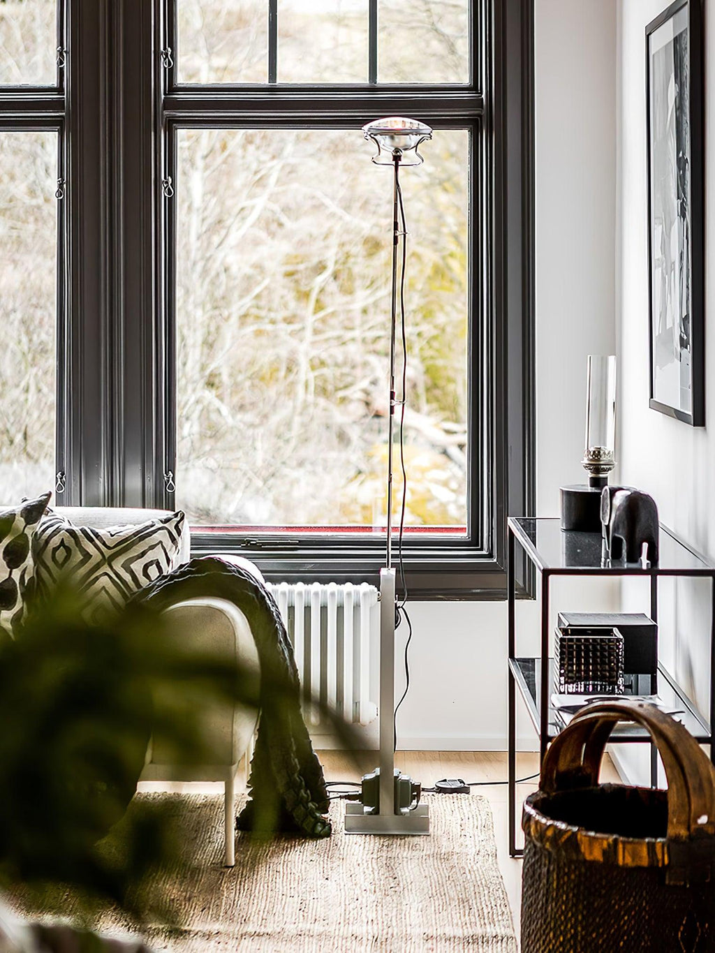 Adjustable LED Floor Lamp | Dimmable, Metal Design & Ideal for Living Room Lighting