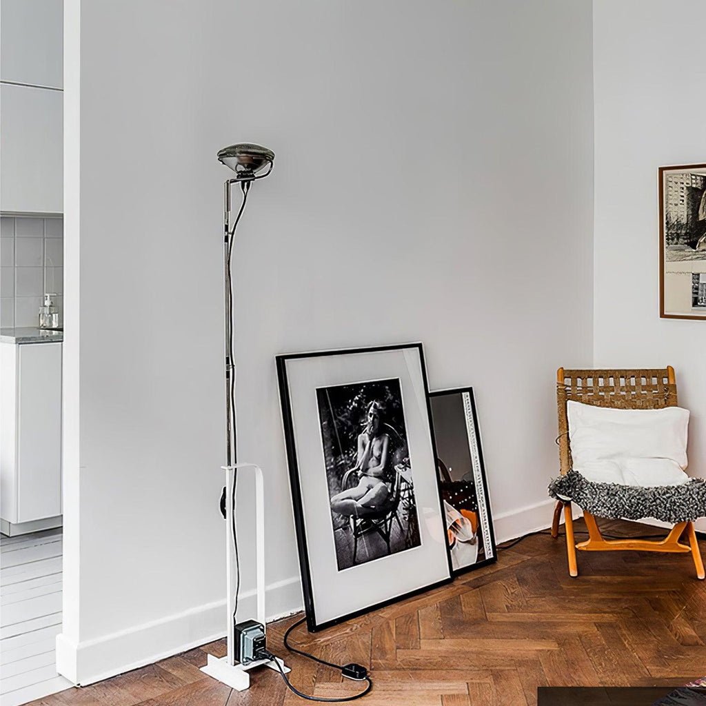 Adjustable LED Floor Lamp | Dimmable, Metal Design & Ideal for Living Room Lighting