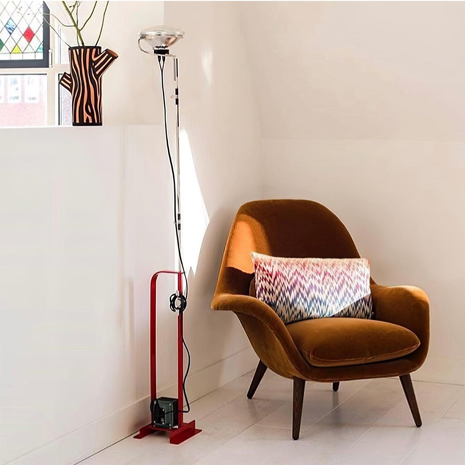 Adjustable LED Floor Lamp | Dimmable, Metal Design & Ideal for Living Room Lighting