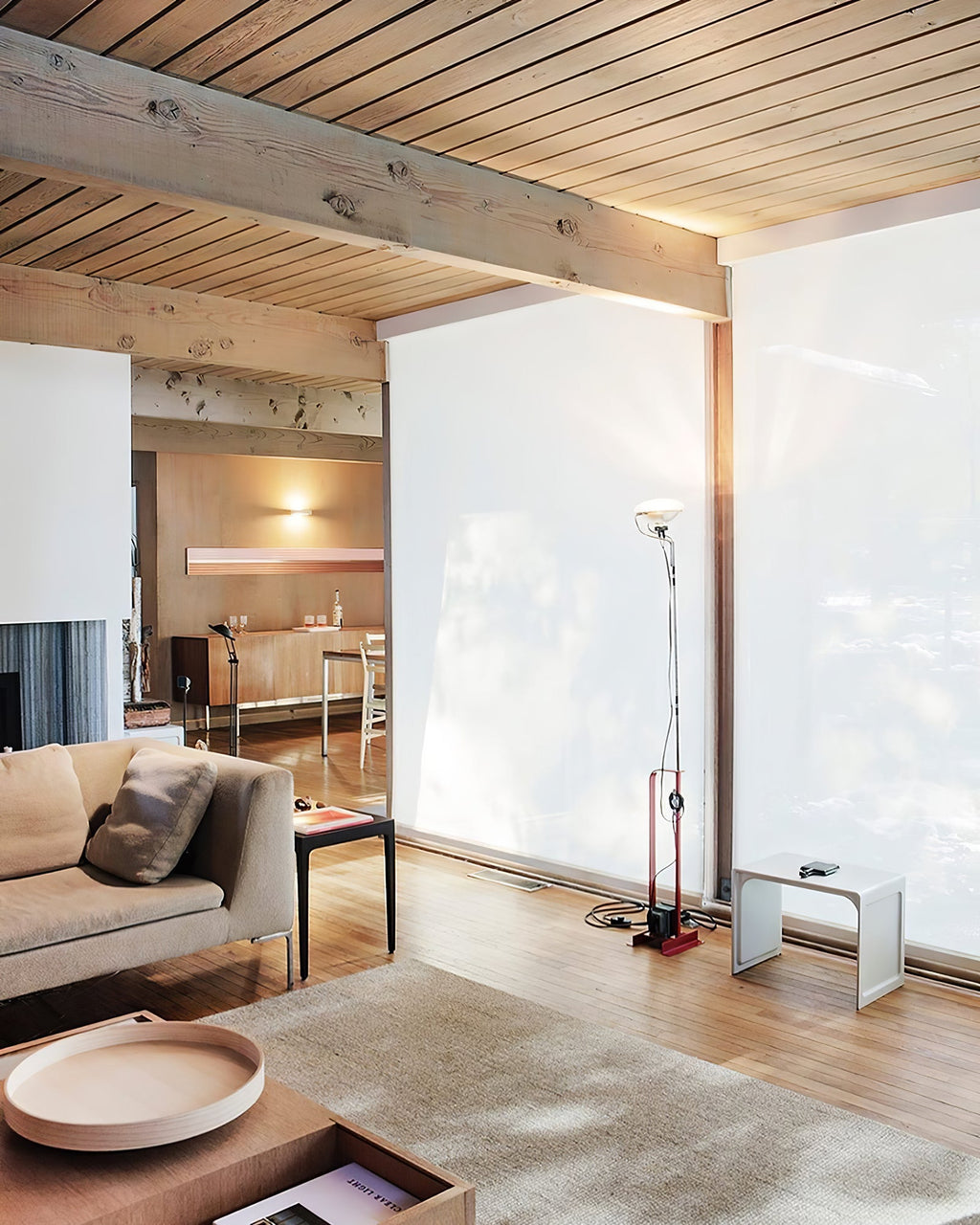 Adjustable LED Floor Lamp | Dimmable, Metal Design & Ideal for Living Room Lighting