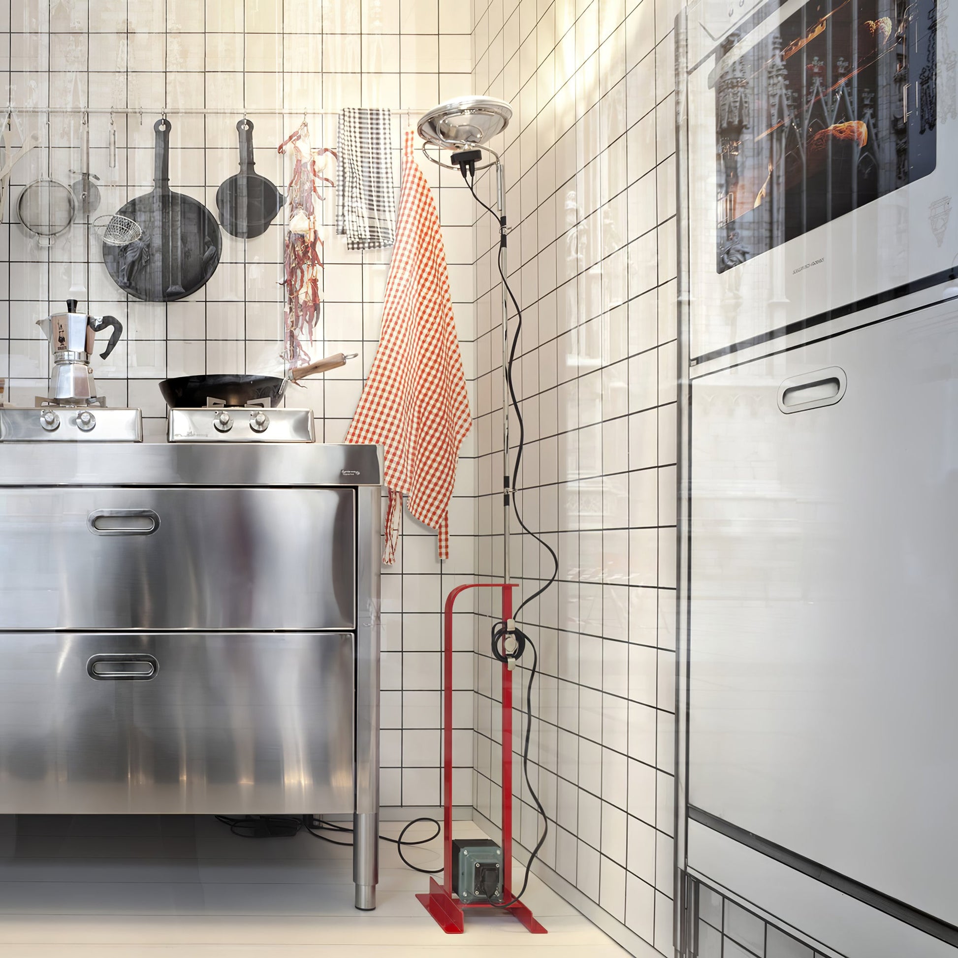 Adjustable LED Floor Lamp | Dimmable, Metal Design & Ideal for Living Room Lighting