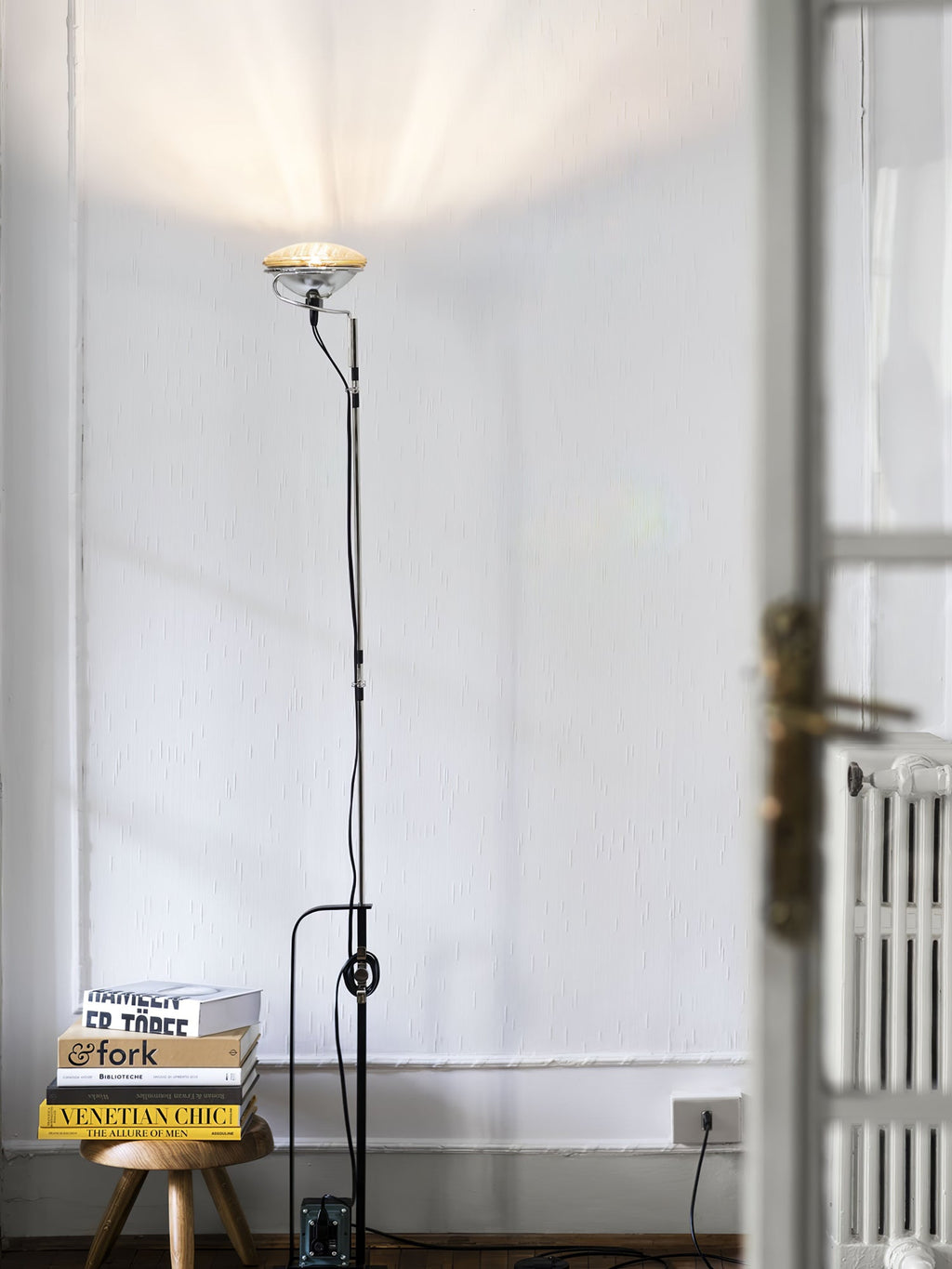 Adjustable LED Floor Lamp | Dimmable, Metal Design & Ideal for Living Room Lighting