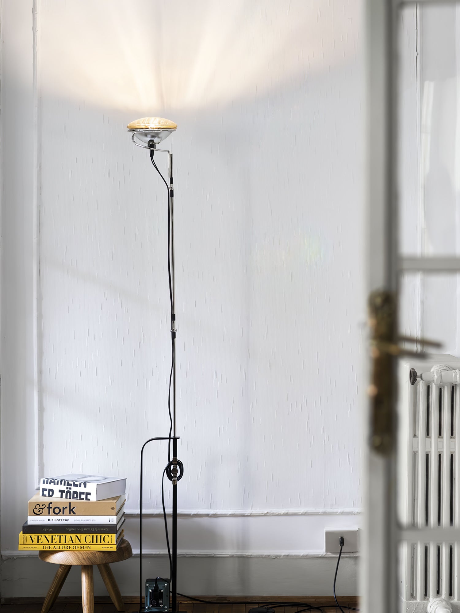 Adjustable LED Floor Lamp | Dimmable, Metal Design & Ideal for Living Room Lighting