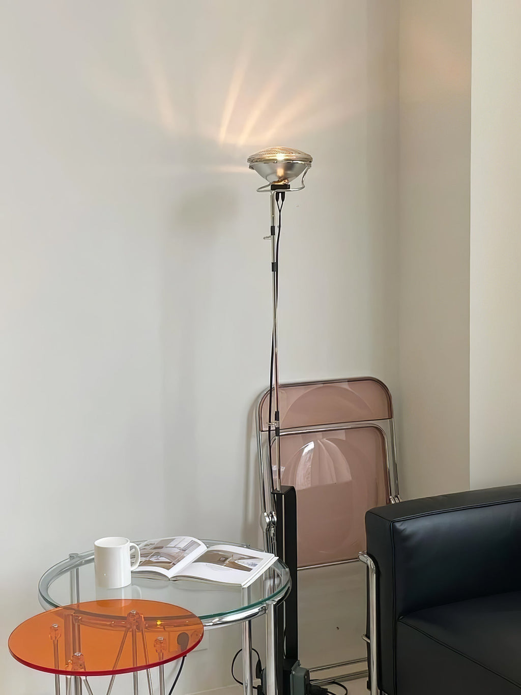 Adjustable LED Floor Lamp | Dimmable, Metal Design & Ideal for Living Room Lighting