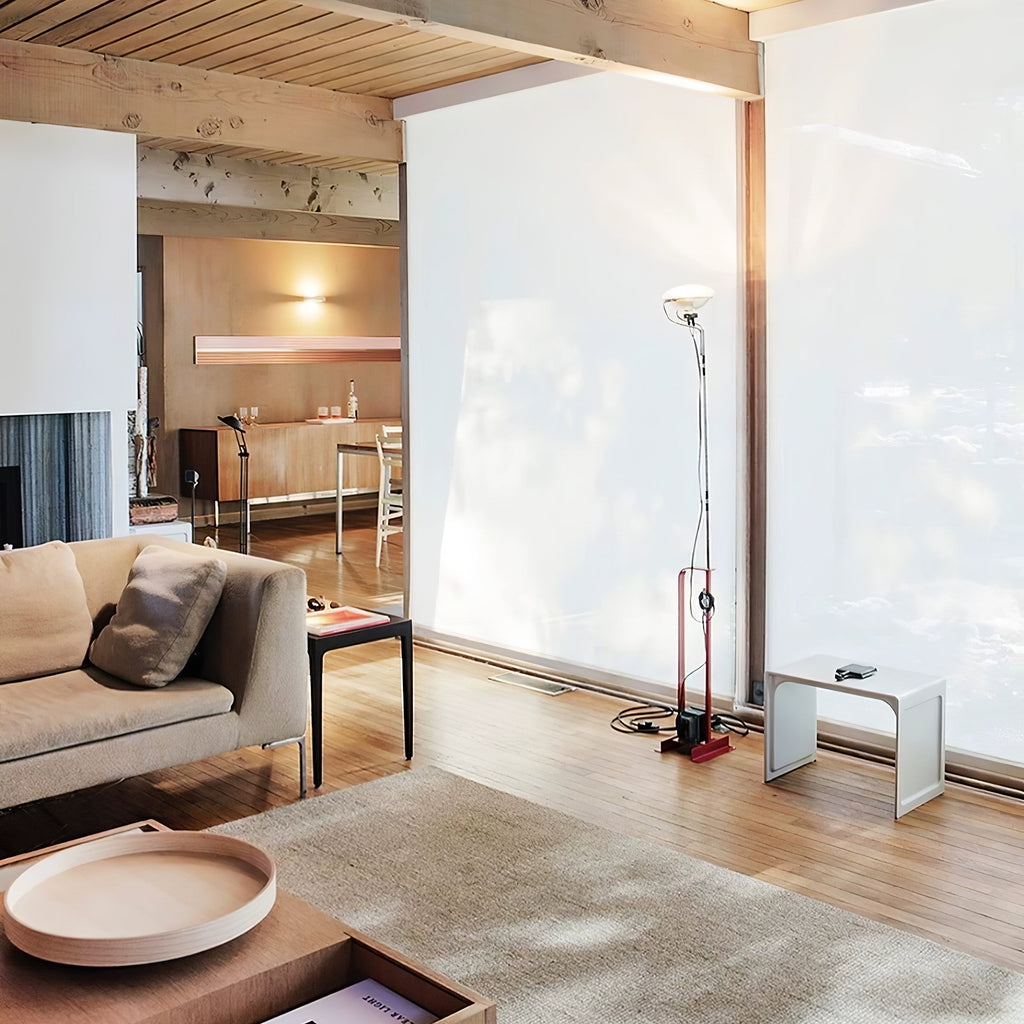 Adjustable LED Floor Lamp | Dimmable, Metal Design & Ideal for Living Room Lighting