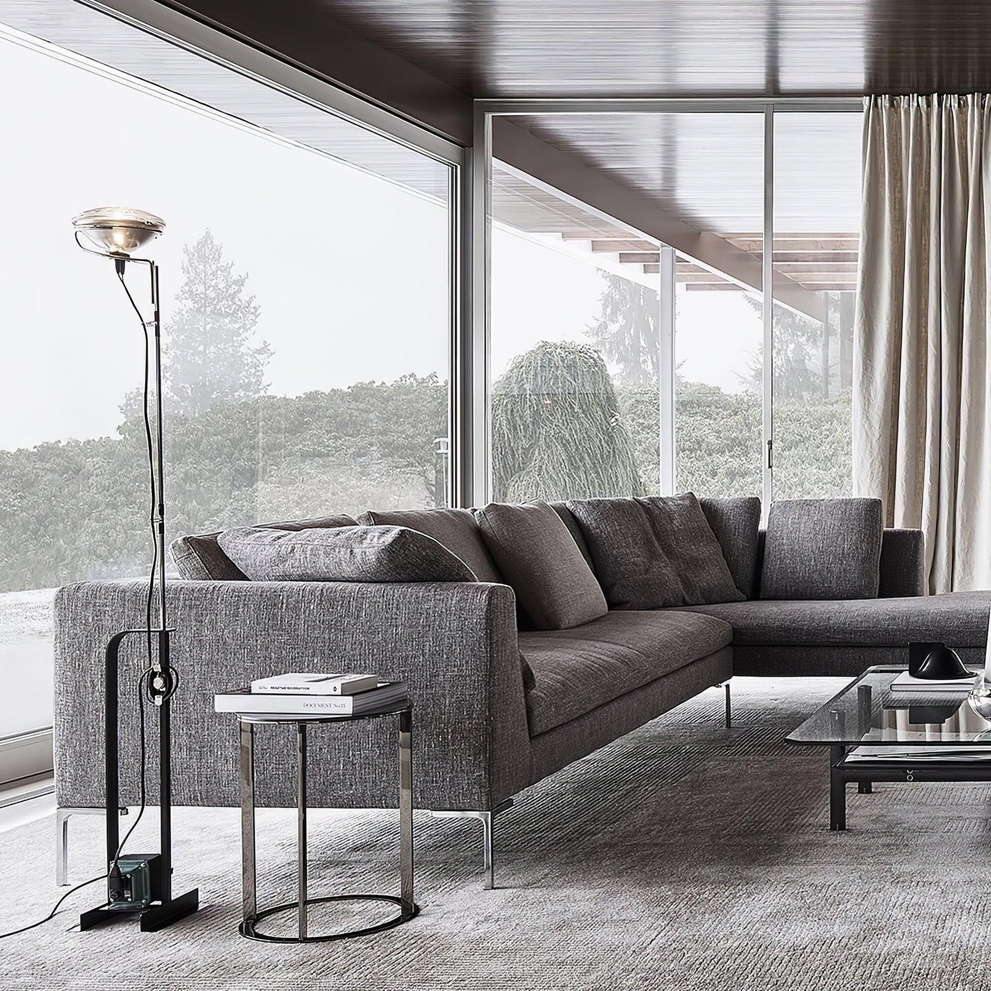 Adjustable LED Floor Lamp | Dimmable, Metal Design & Ideal for Living Room Lighting