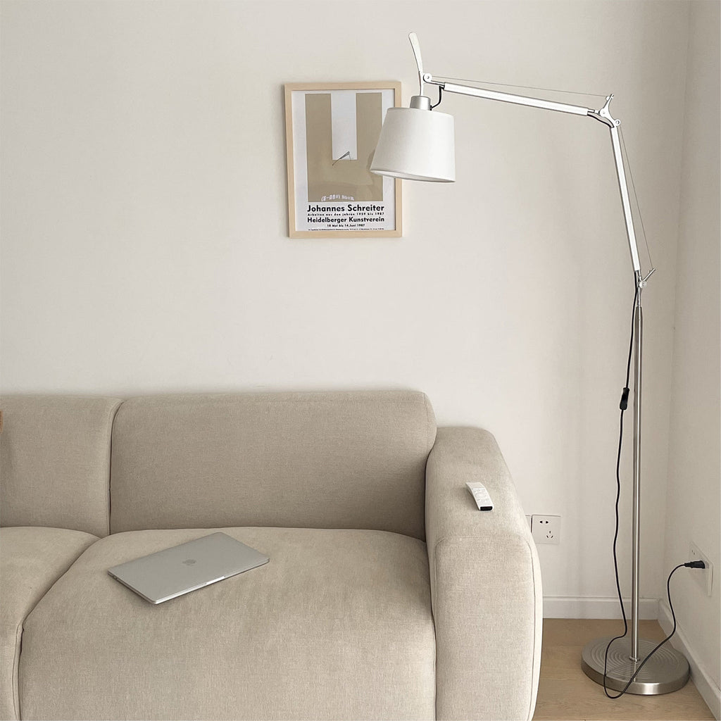 LED Modern Classic Floor Lamp with Adjustable Height for Living Room & Bedroom Lighting
