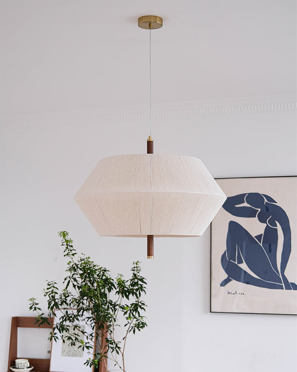 LED Pendant Light Fixture - Modern Brera Design - Adjustable Height for Kitchen & Dining Room Lighting