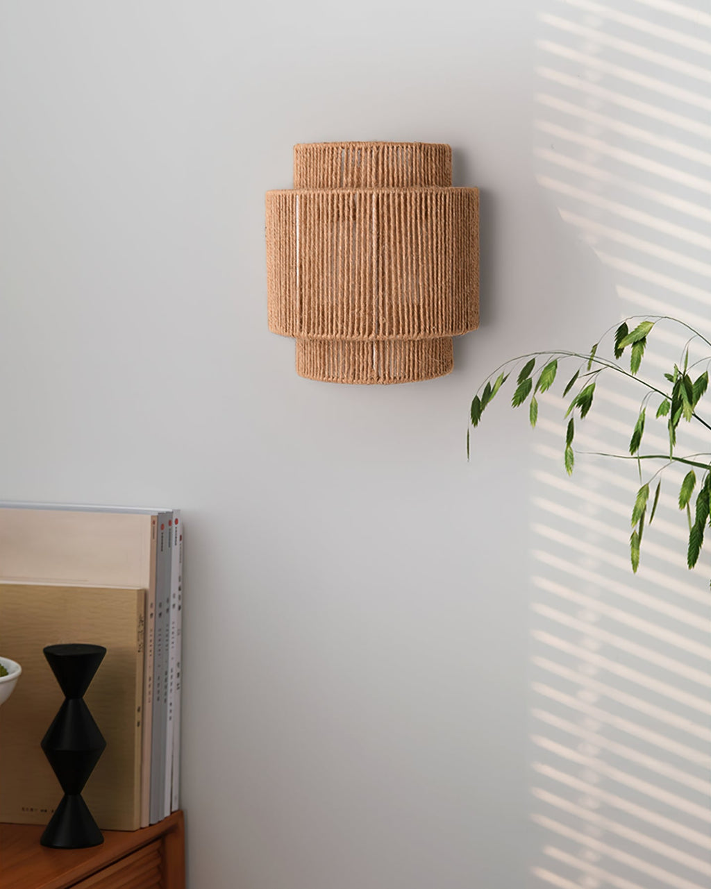 LED Rope Wall Lamp - Adjustable Fixture with Warm White Light for Living Room, Bedroom & Hallway Lighting