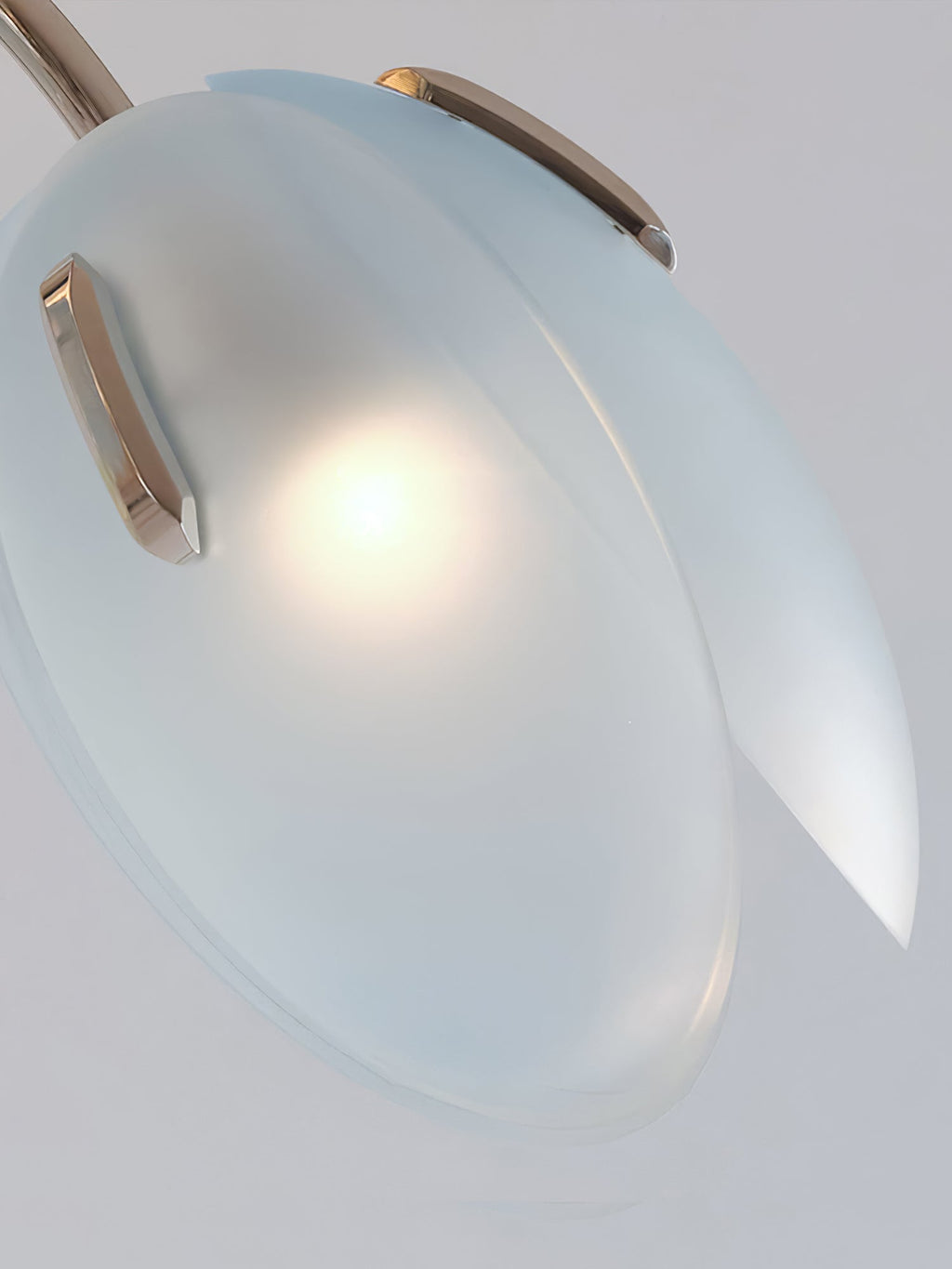 Tulip Bud Chandelier | Hand-Blown Glass, Gold Finish & Ideal for Indoor Spaces