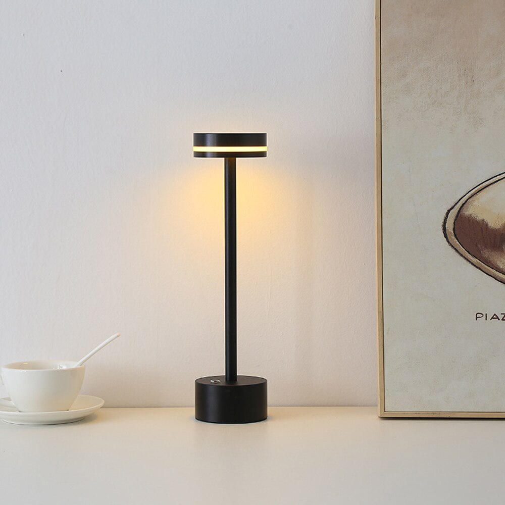 Modern Minimalist Touch Control Table Lamp – Adjustable LED Night Light for Home, Café, Hotel