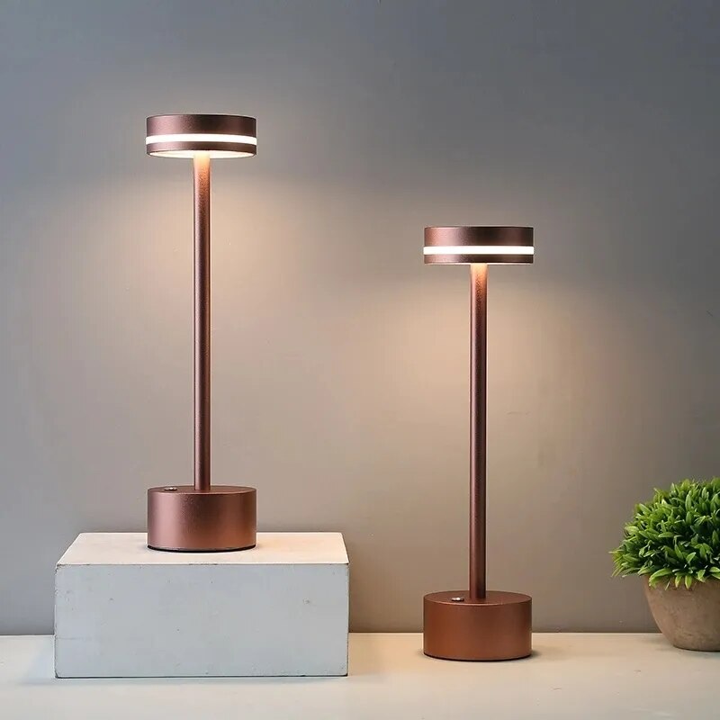 Modern Minimalist Touch Control Table Lamp – Adjustable LED Night Light for Home, Café, Hotel