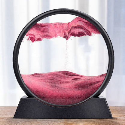 Elegant Sand Art Gifts: Intricate Circle Sand Art for Office Desk Decor and Adult Relaxation