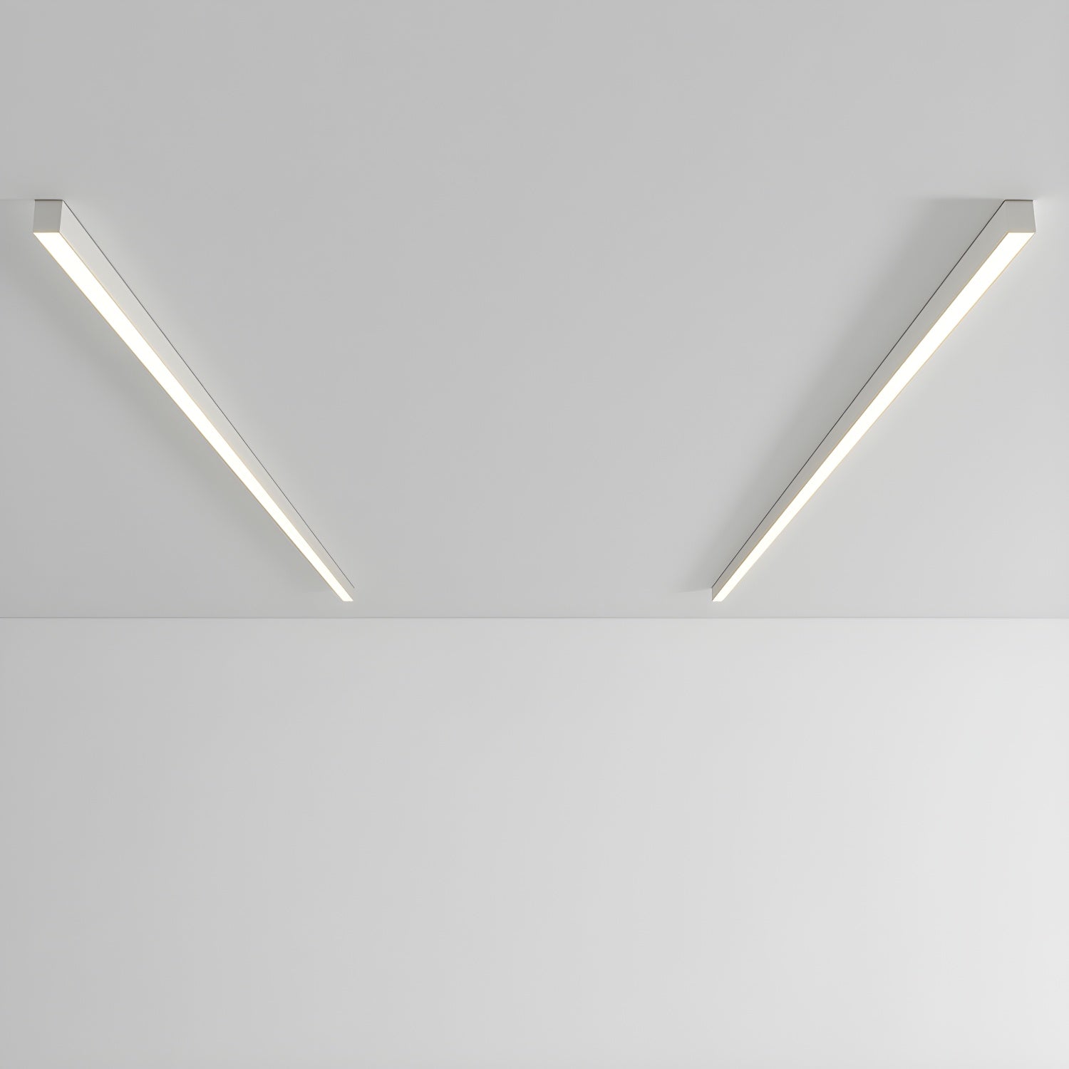 Ultra Slim Linear Ceiling Light | Integrated LED, IP20 Damp-Rated & Ideal for Modern Kitchens and Office Spaces