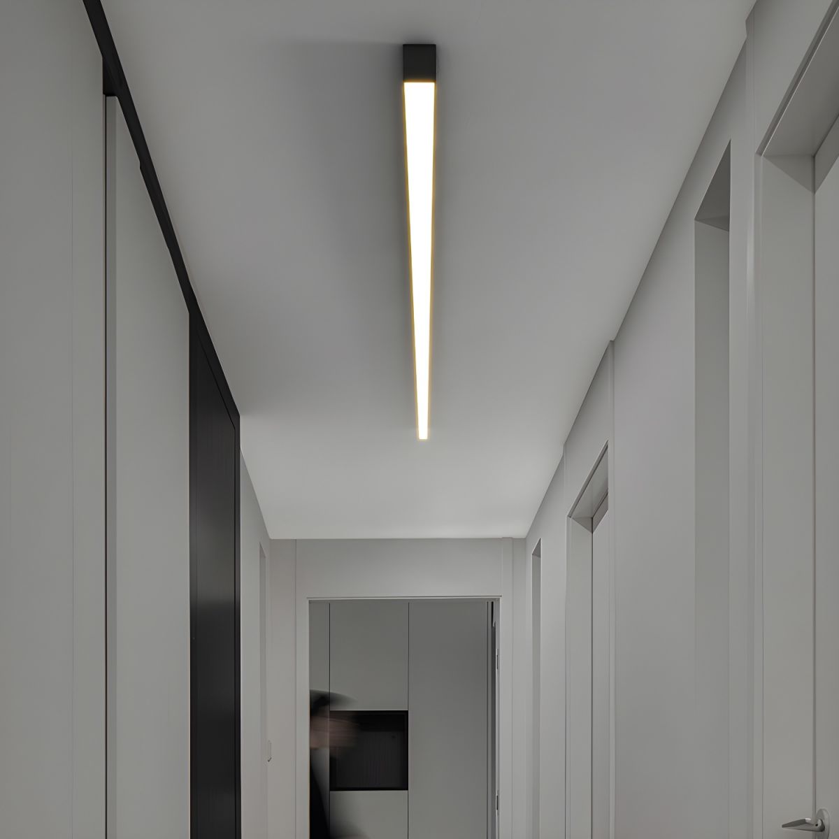 Ultra Slim Linear Ceiling Light | Integrated LED, IP20 Damp-Rated & Ideal for Modern Kitchens and Office Spaces