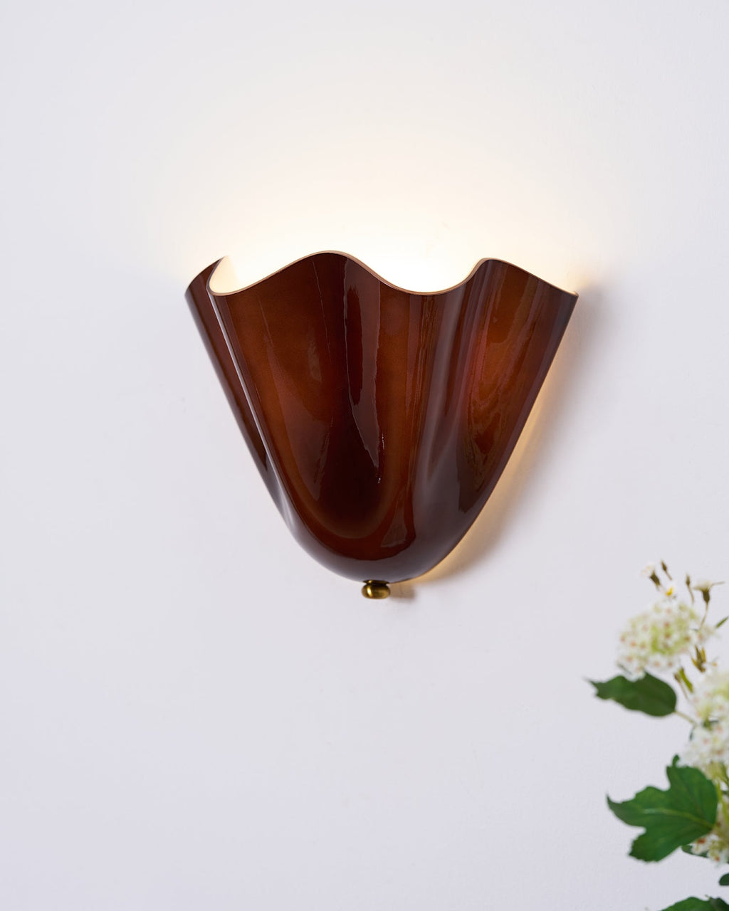 Petalia Wall Light | Soft Curves, Translucent Finish & Ambient Glow for Hallways, Bedrooms & Living Rooms